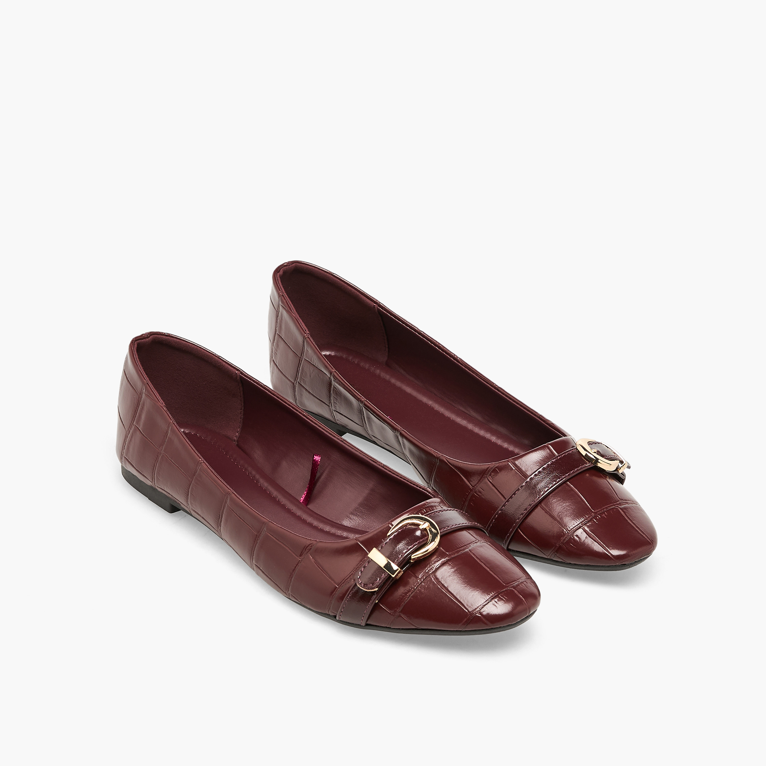 حذاء باليرينا بارز الملمس للنساء من فلورا بيلا-women-shoes-ballerinas-image-1