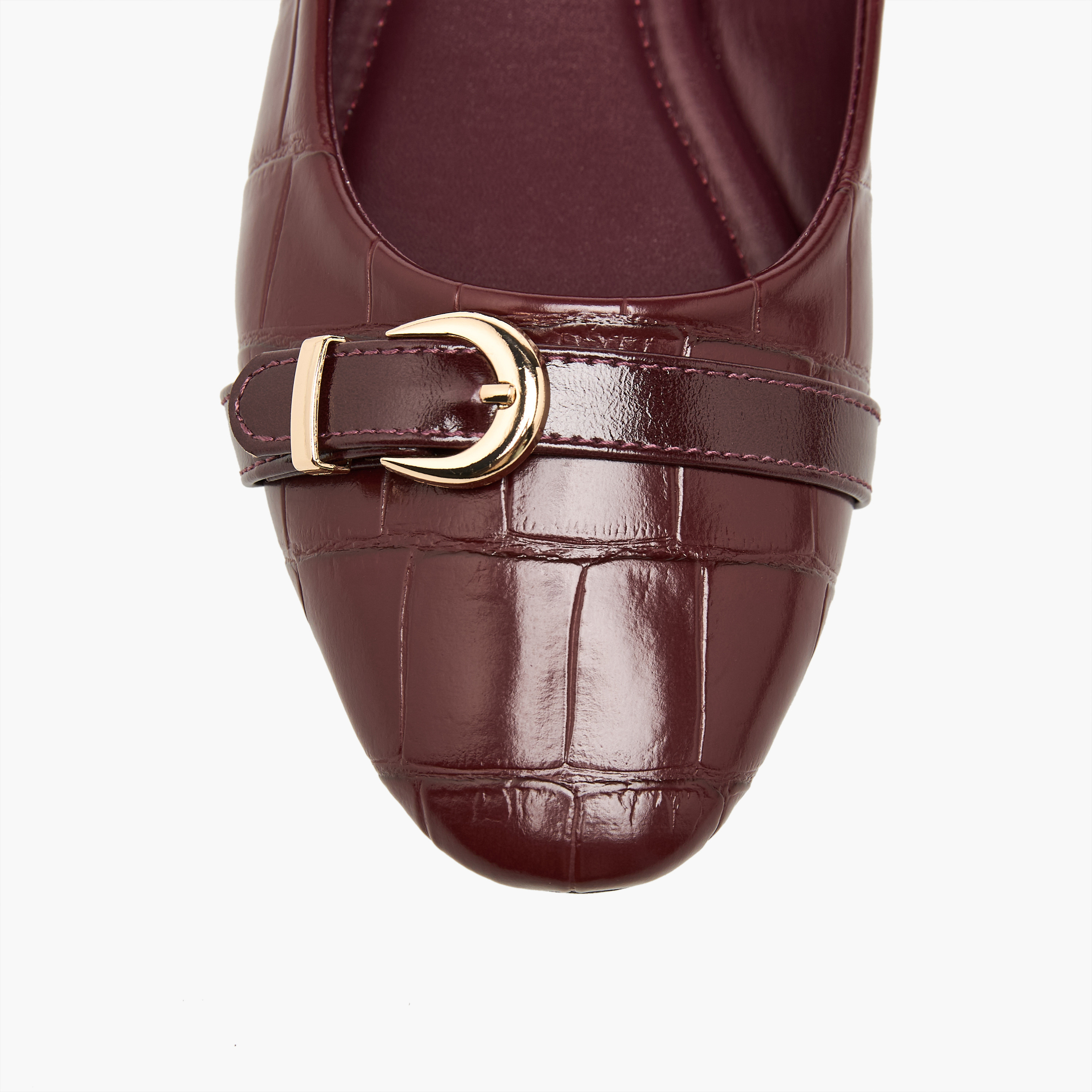 حذاء باليرينا بارز الملمس للنساء من فلورا بيلا-women-shoes-ballerinas-image-4