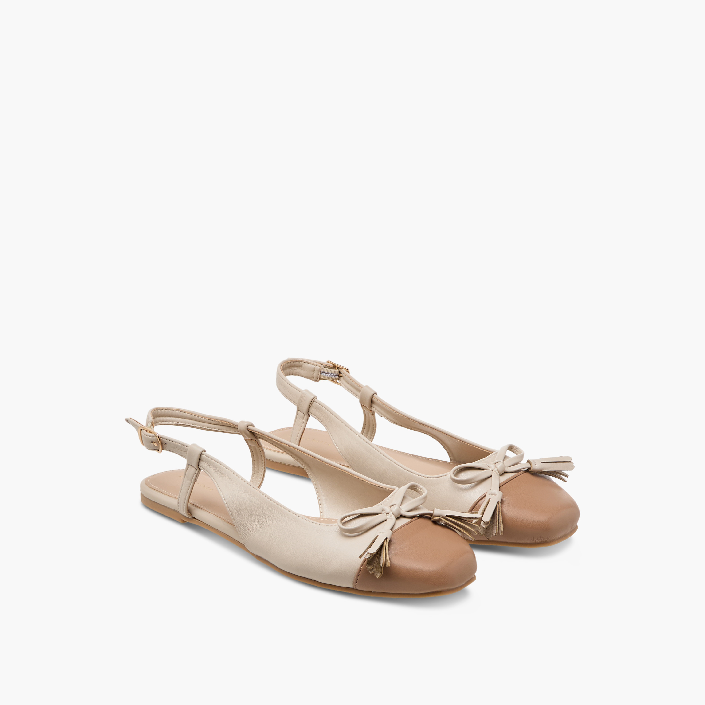 حذاء باليرينا بإبزيم زينة للنساء من فلورا بيلا-women-shoes-flats-ballerinas-image-1