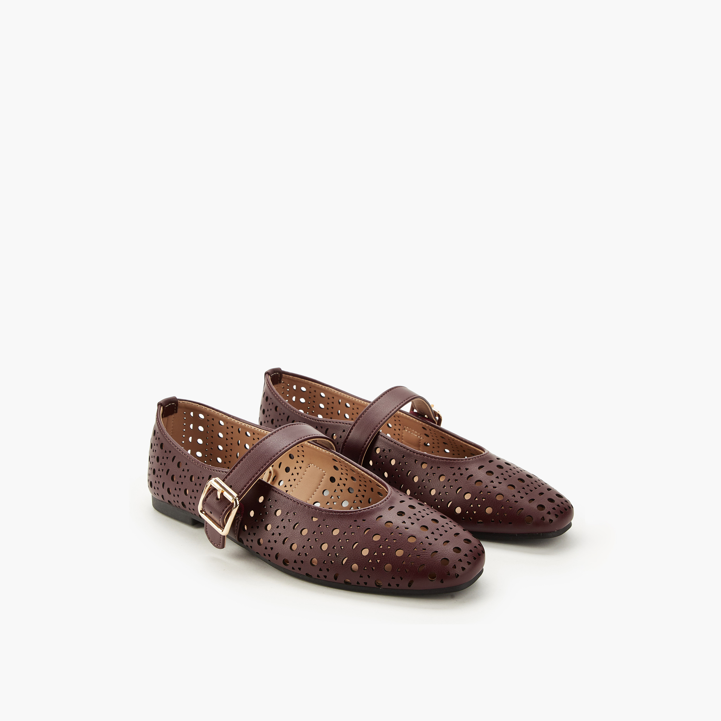 Flora Bella Women Cutout Detail Ballerina Shoes-women-shoes-ballerinas-image-1