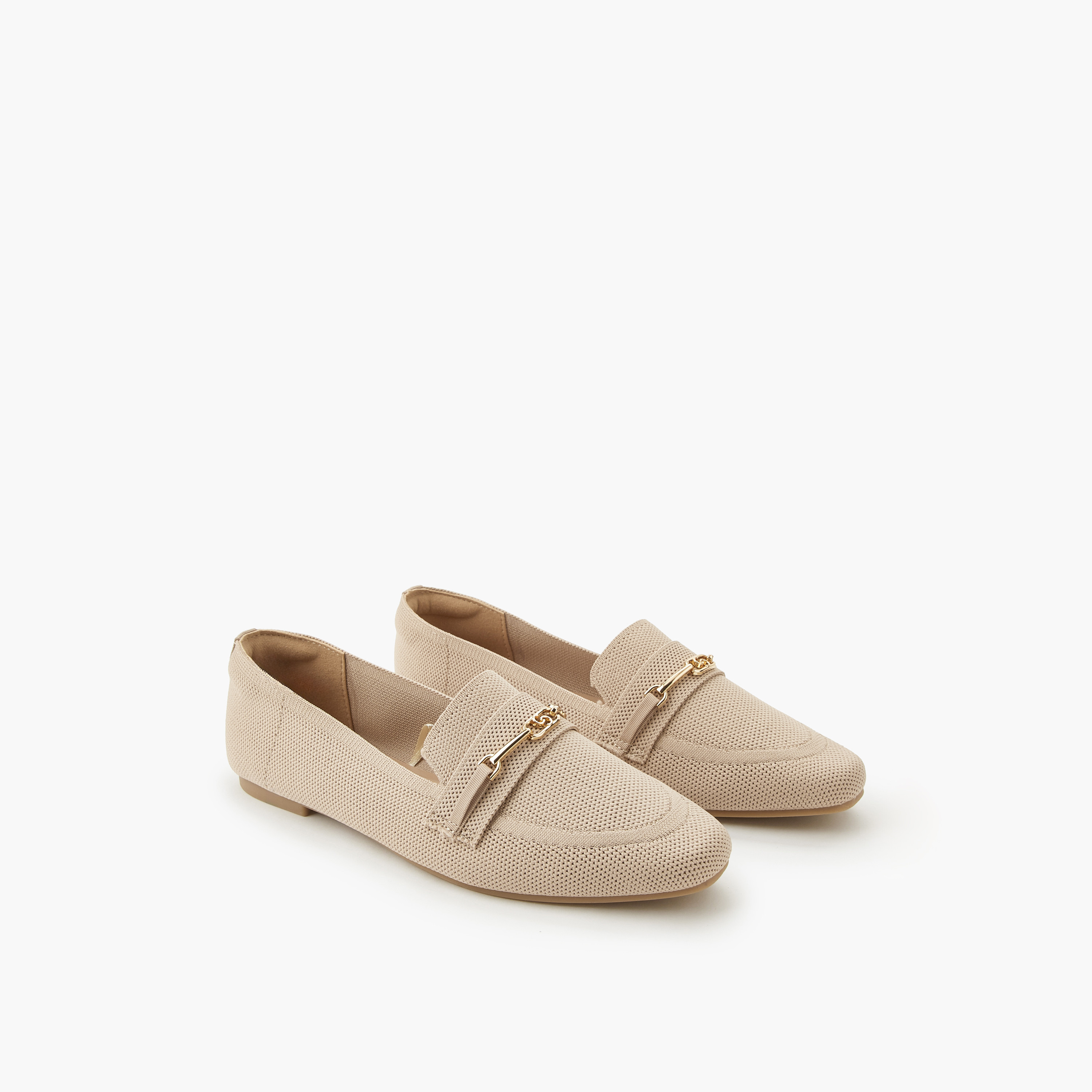 حذاء سهل الارتداء بارز الملمس للنساء من سيليست-women-shoes-flats-loafers-image-1