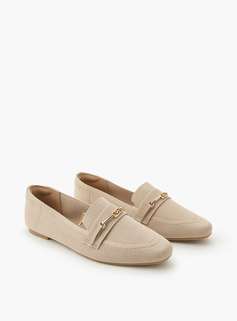 حذاء سهل الارتداء بارز الملمس للنساء من سيليست-women-shoes-flats-loafers-image-1