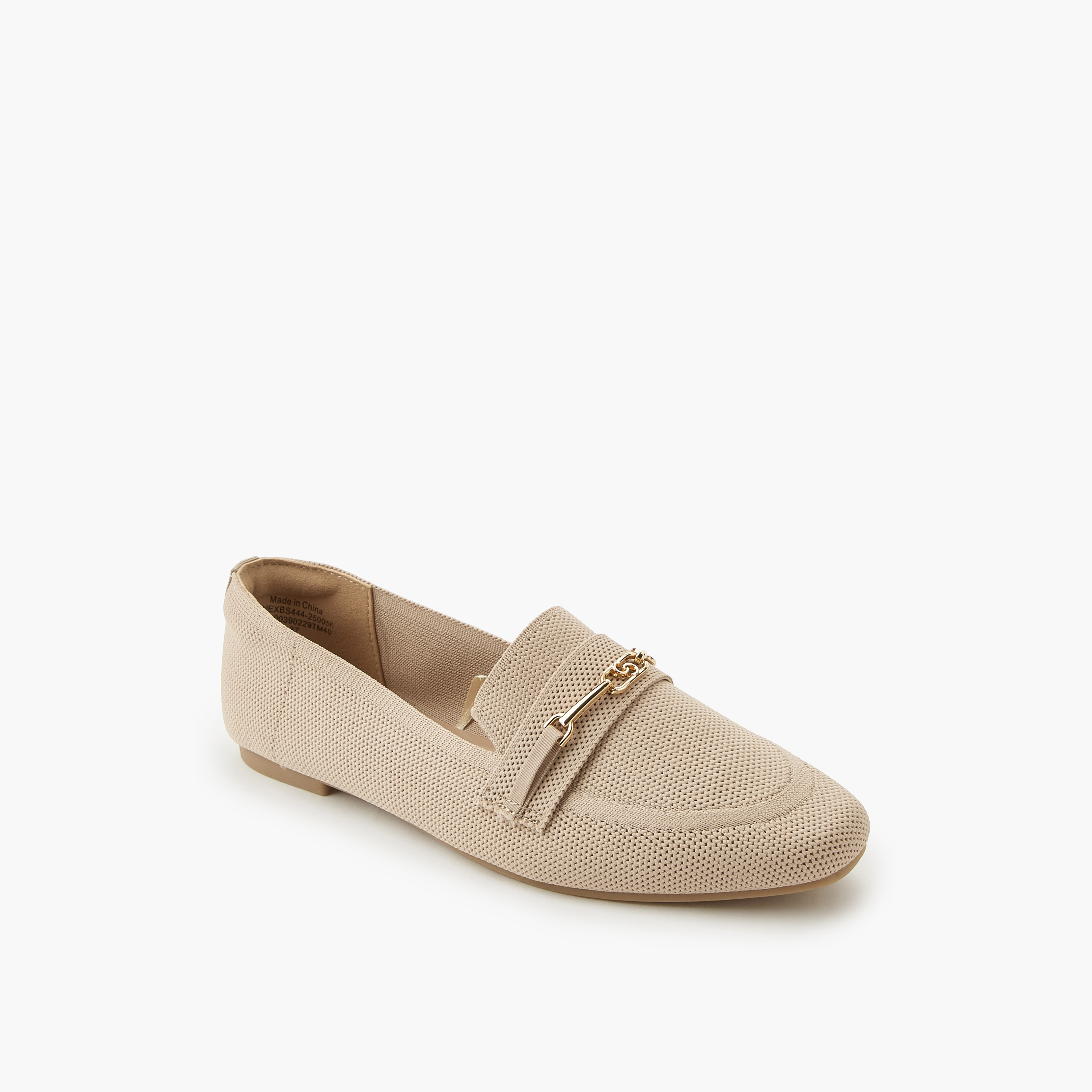 حذاء سهل الارتداء بارز الملمس للنساء من سيليست-women-shoes-flats-loafers-image-2