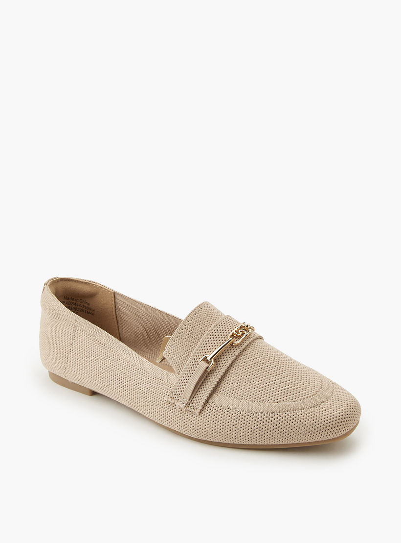 حذاء سهل الارتداء بارز الملمس للنساء من سيليست-women-shoes-flats-loafers-image-2