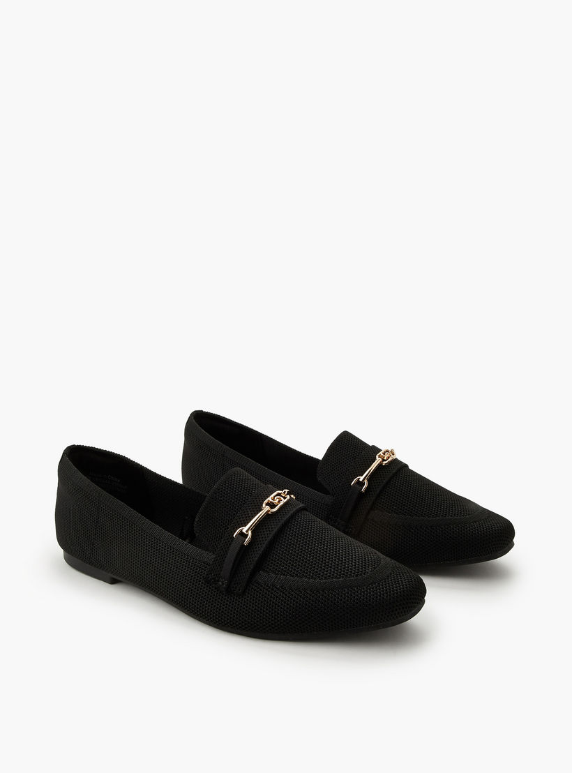 حذاء سهل الارتداء بارز الملمس للنساء من سيليست-women-shoes-flats-loafers-image-1