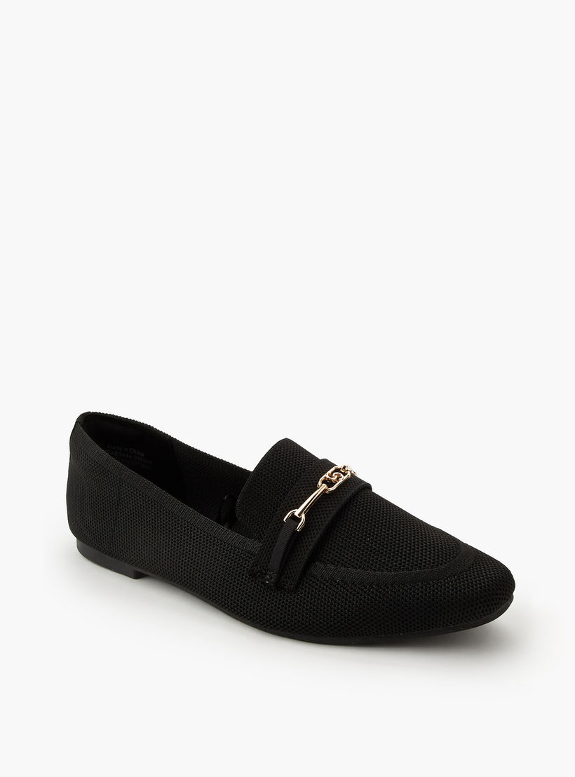 حذاء سهل الارتداء بارز الملمس للنساء من سيليست-women-shoes-flats-loafers-image-2