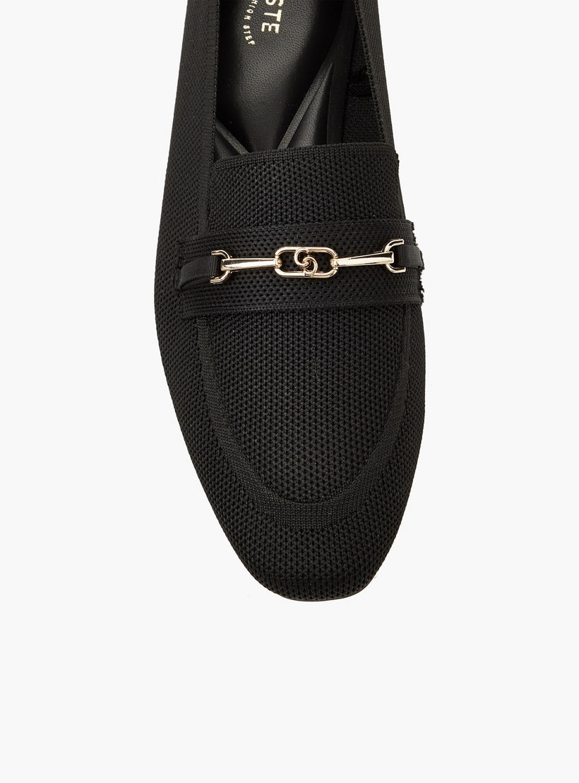 حذاء سهل الارتداء بارز الملمس للنساء من سيليست-women-shoes-flats-loafers-image-4