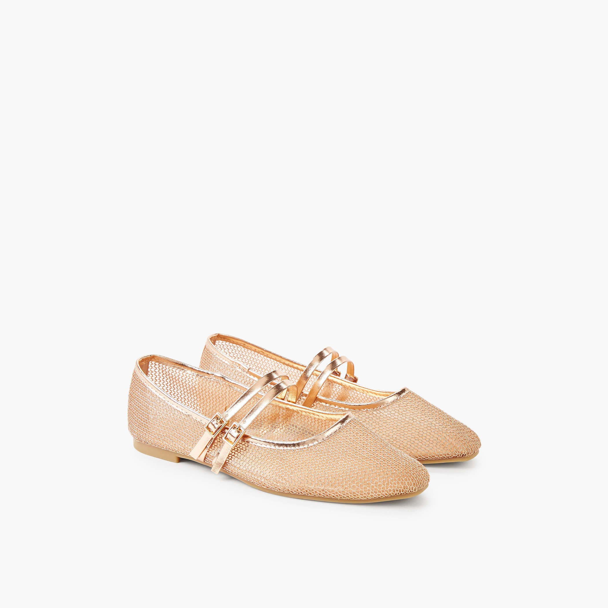 Flora Bella Women Metallic Detail Mary Jane Shoes-women-shoes-flats-ballerinas-image-1