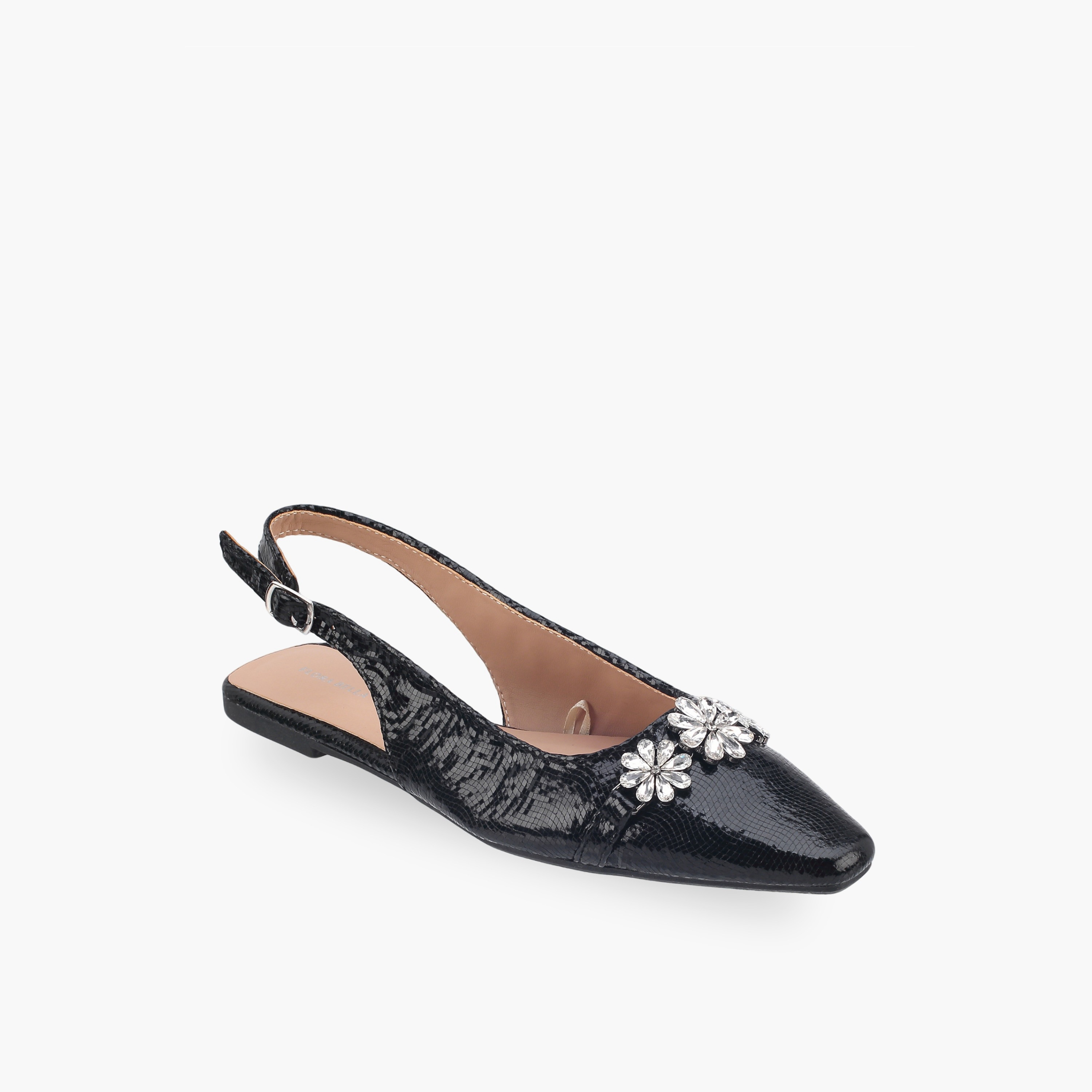 صندل مسطح بحزام خلفي ومقدمة مدببة وزينة للنساء من فلورا بيلا-women-shoes-flats-sandals-image-2