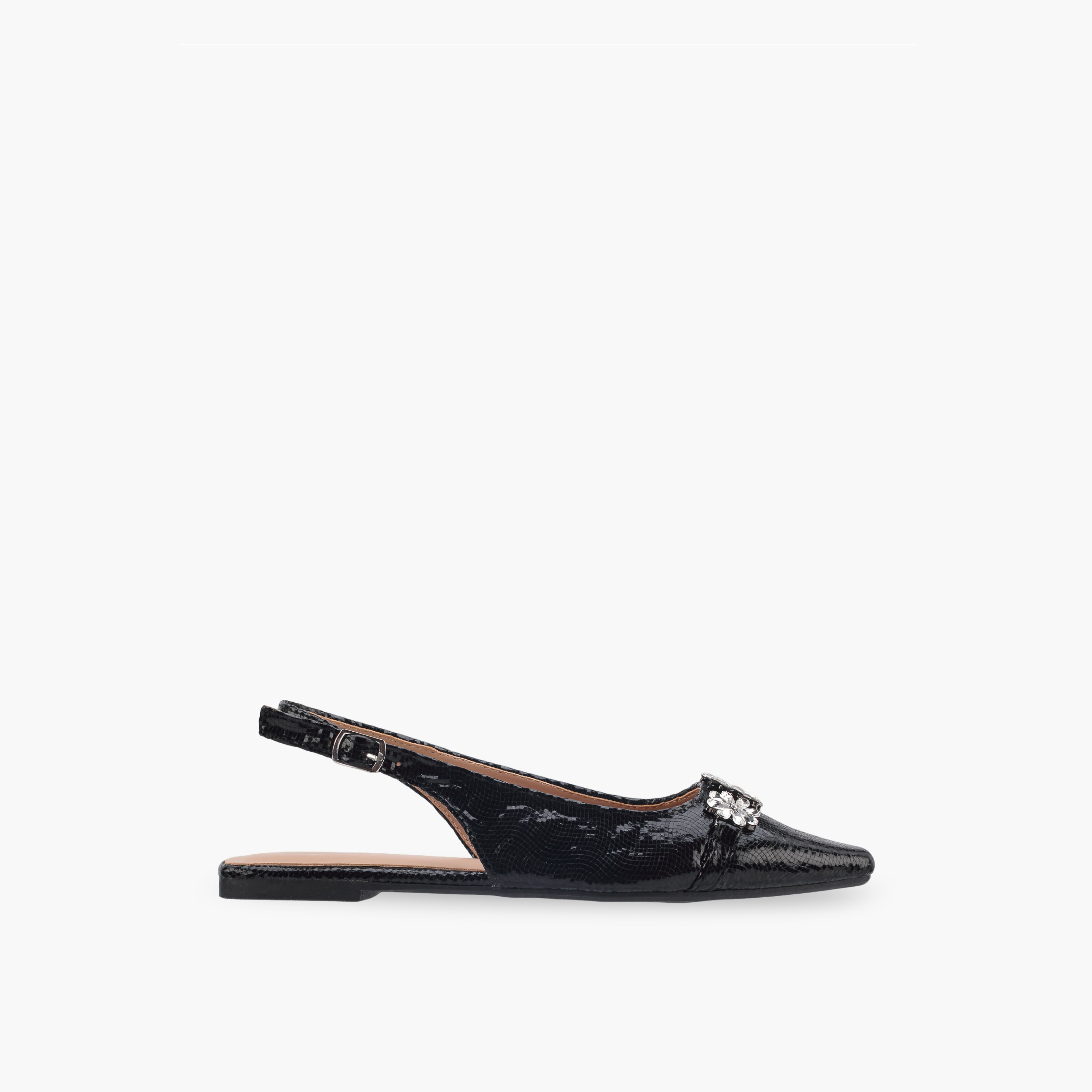 صندل مسطح بحزام خلفي ومقدمة مدببة وزينة للنساء من فلورا بيلا-women-shoes-flats-sandals-image-3