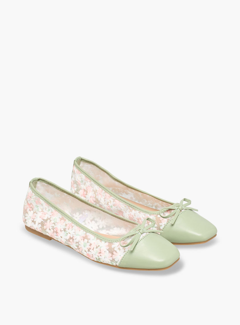 حذاء باليرينا مطرّز بزهور للنساء من سيليست-women-shoes-ballerinas-image-1
