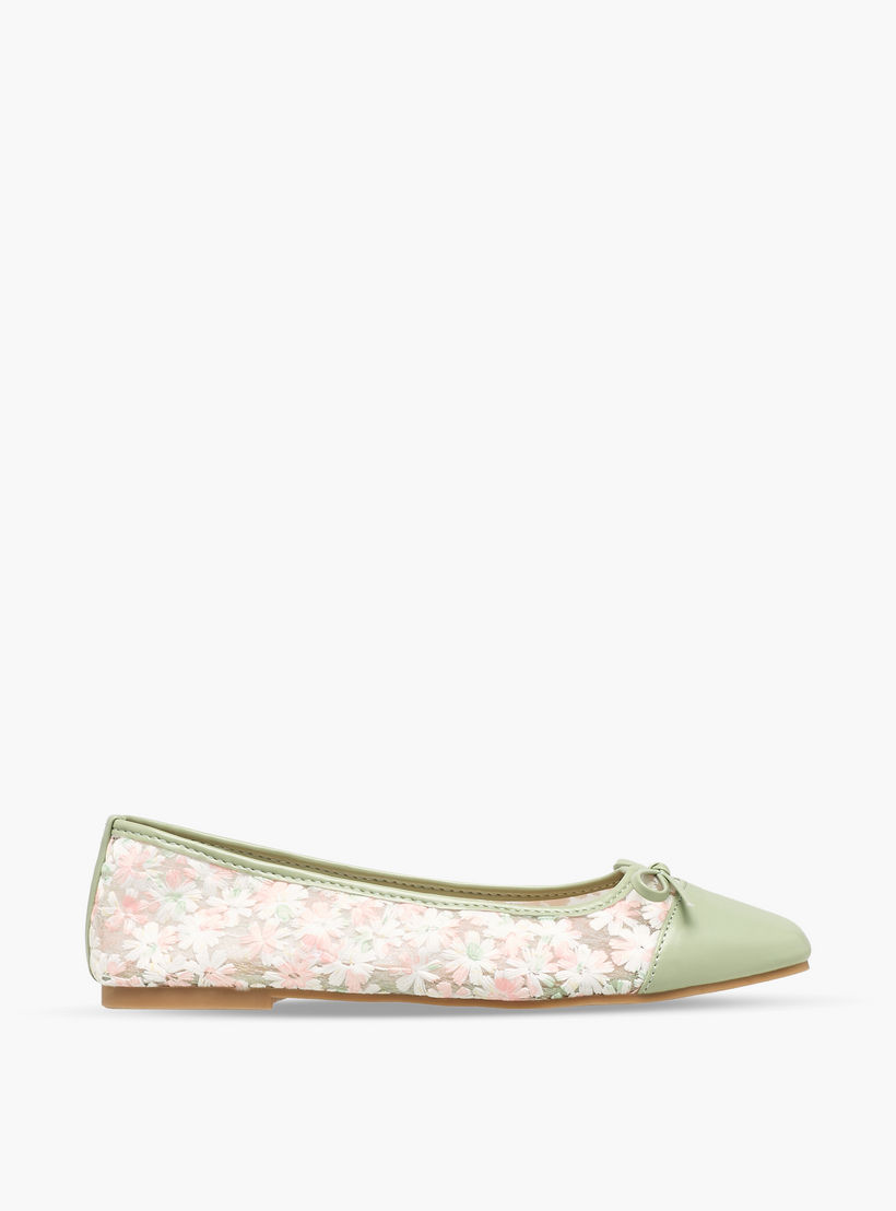 حذاء باليرينا مطرّز بزهور للنساء من سيليست-women-shoes-ballerinas-image-3
