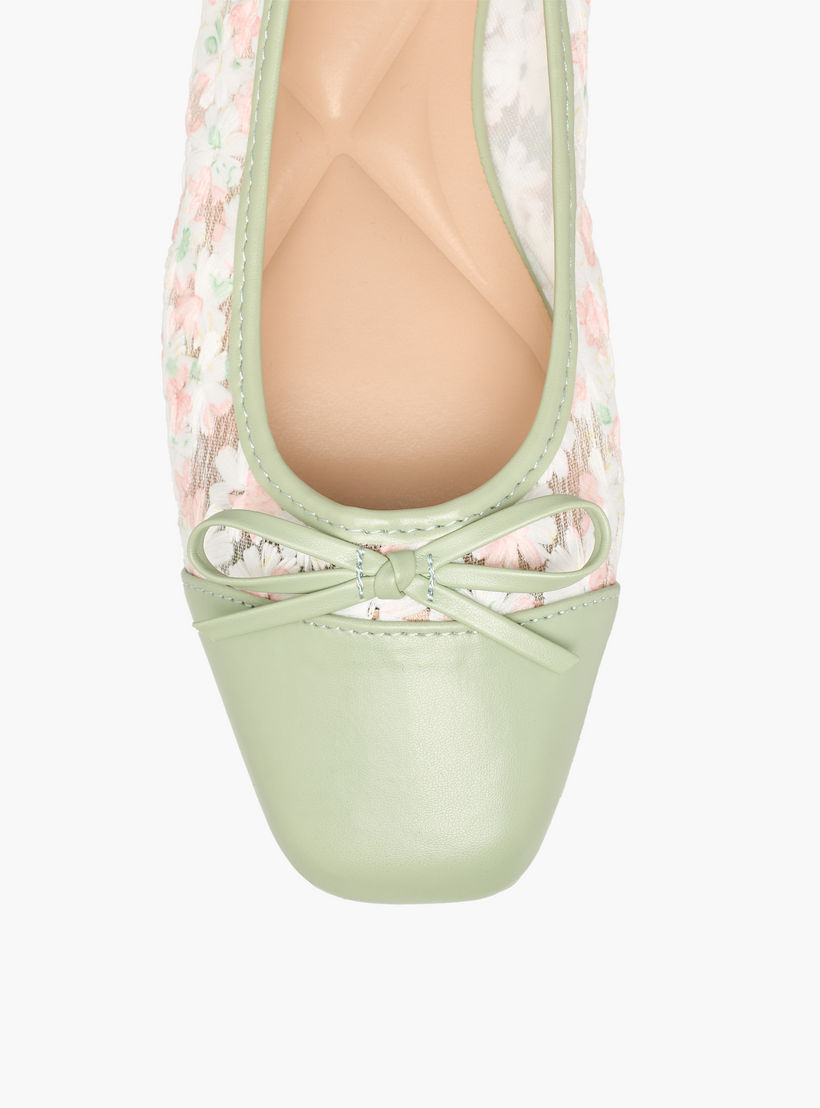 حذاء باليرينا مطرّز بزهور للنساء من سيليست-women-shoes-ballerinas-image-4