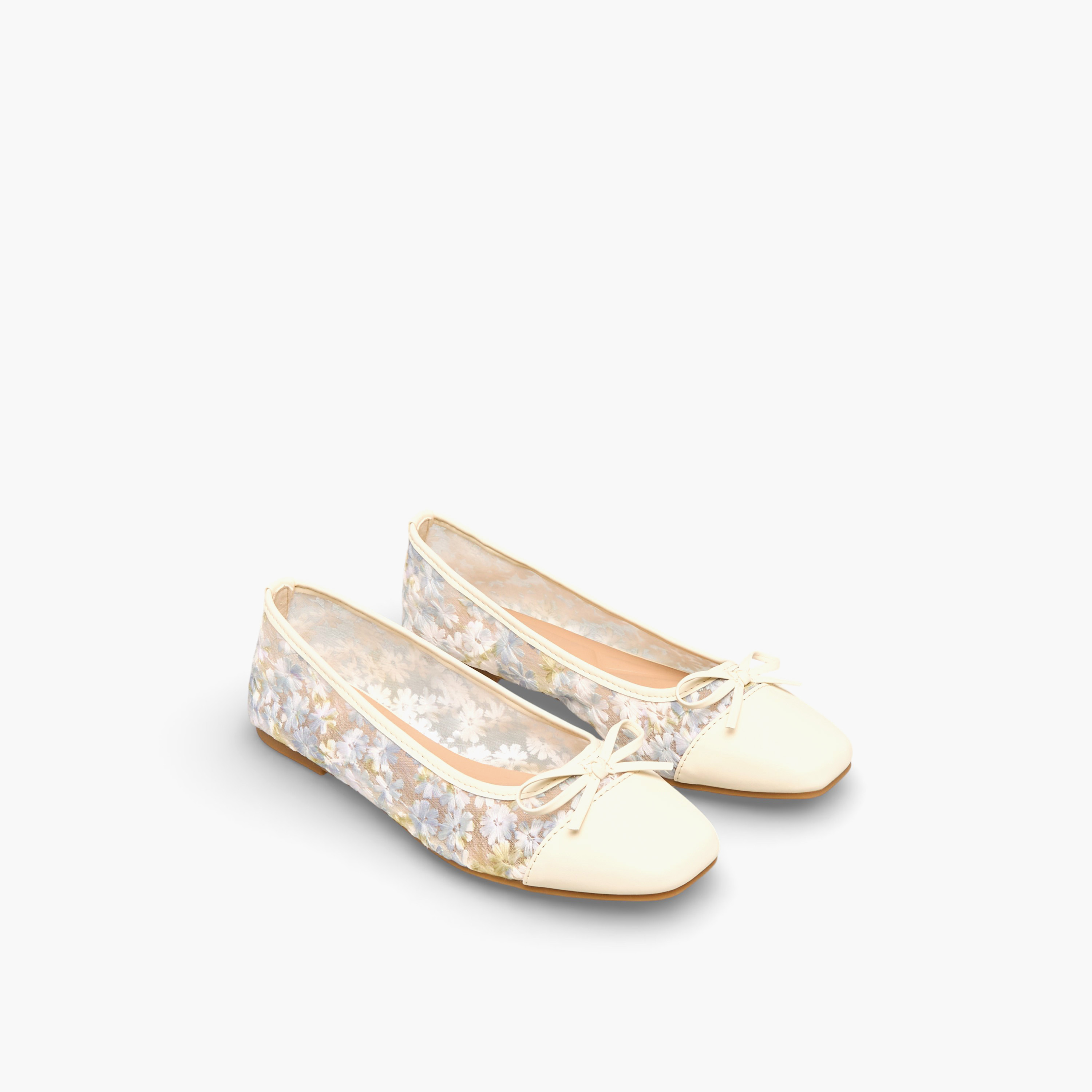 حذاء باليرينا مطرّز بزهور للنساء من سيليست-women-shoes-ballerinas-image-1