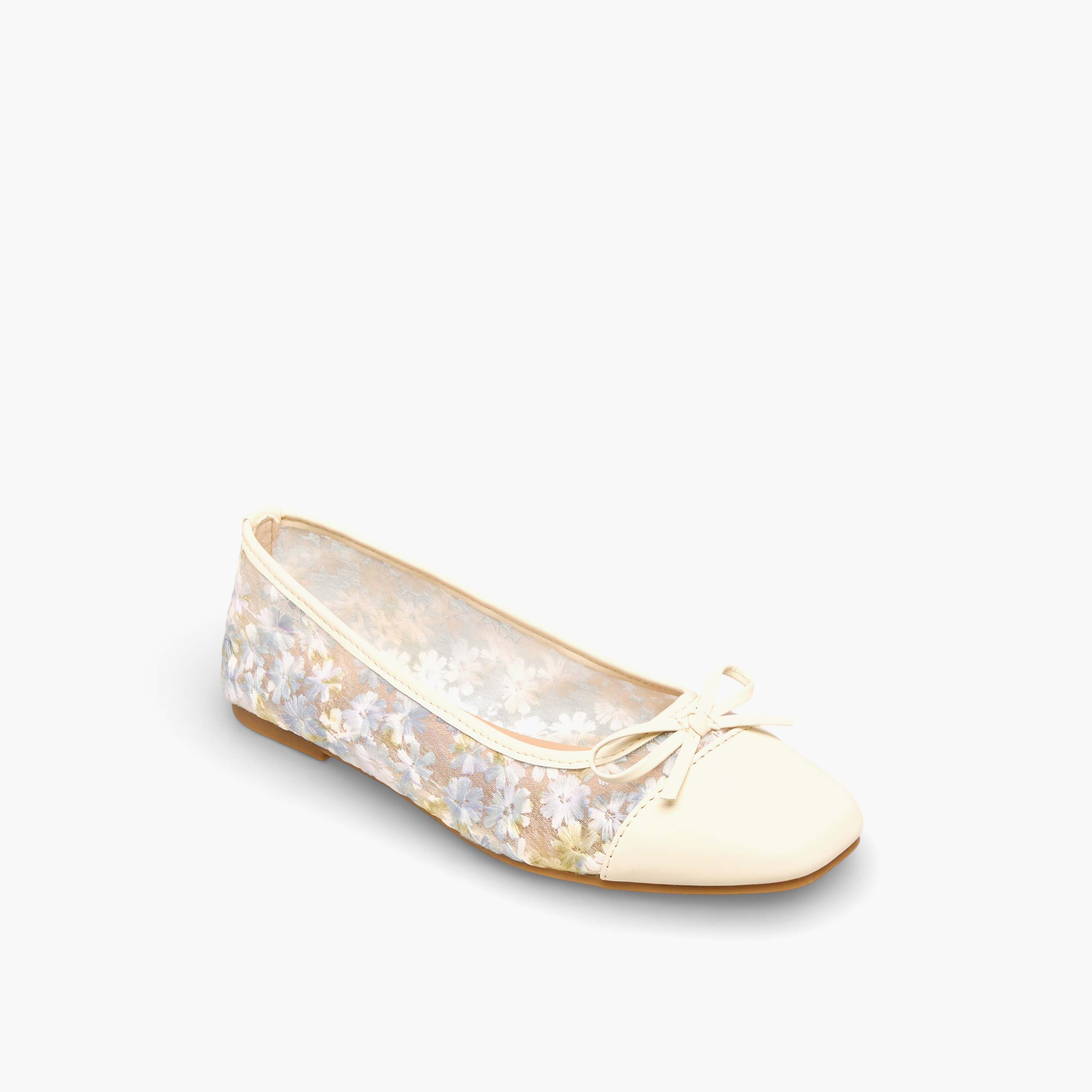 حذاء باليرينا مطرّز بزهور للنساء من سيليست-women-shoes-ballerinas-image-2