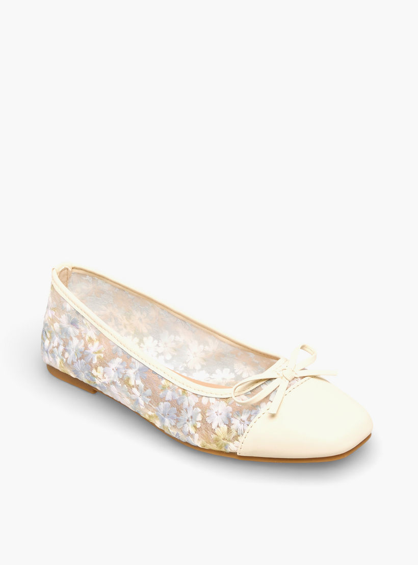 حذاء باليرينا مطرّز بزهور للنساء من سيليست-women-shoes-ballerinas-image-2