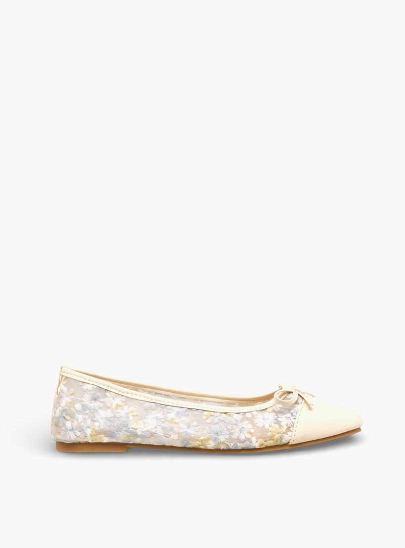 حذاء باليرينا مطرّز بزهور للنساء من سيليست-women-shoes-ballerinas-image-3