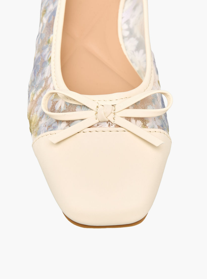 حذاء باليرينا مطرّز بزهور للنساء من سيليست-women-shoes-ballerinas-image-4