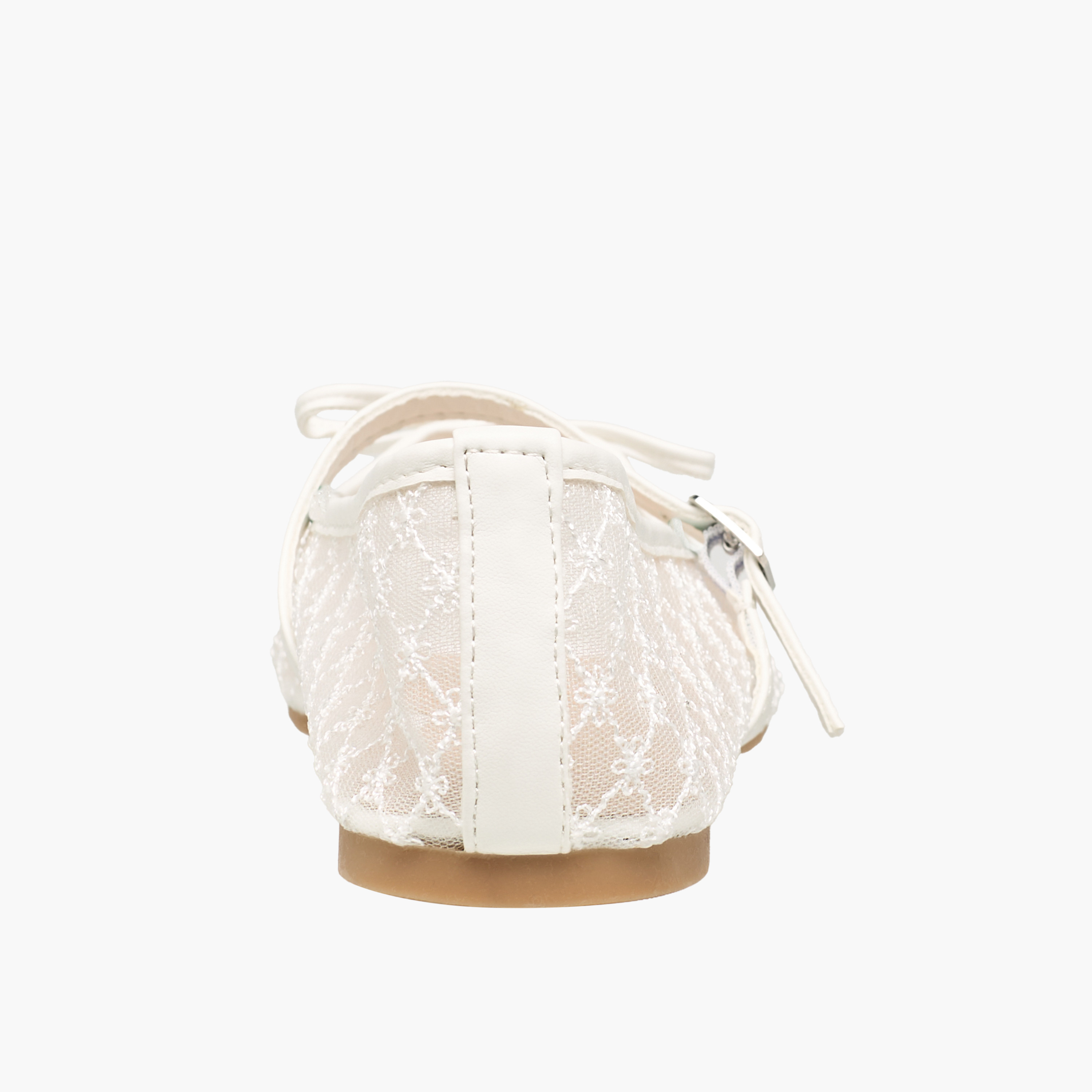Celeste Women Bow Detail Mesh Mary Jane Shoes-women-shoes-ballerinas-image-5