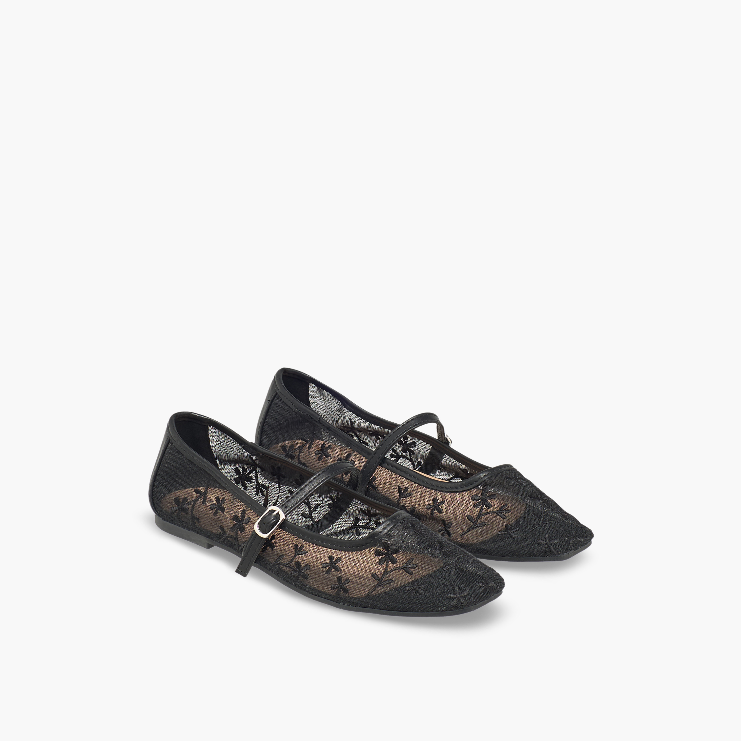 Celeste Women Floral Embroidered Mary Jane Shoes-women-shoes-ballerinas-image-1