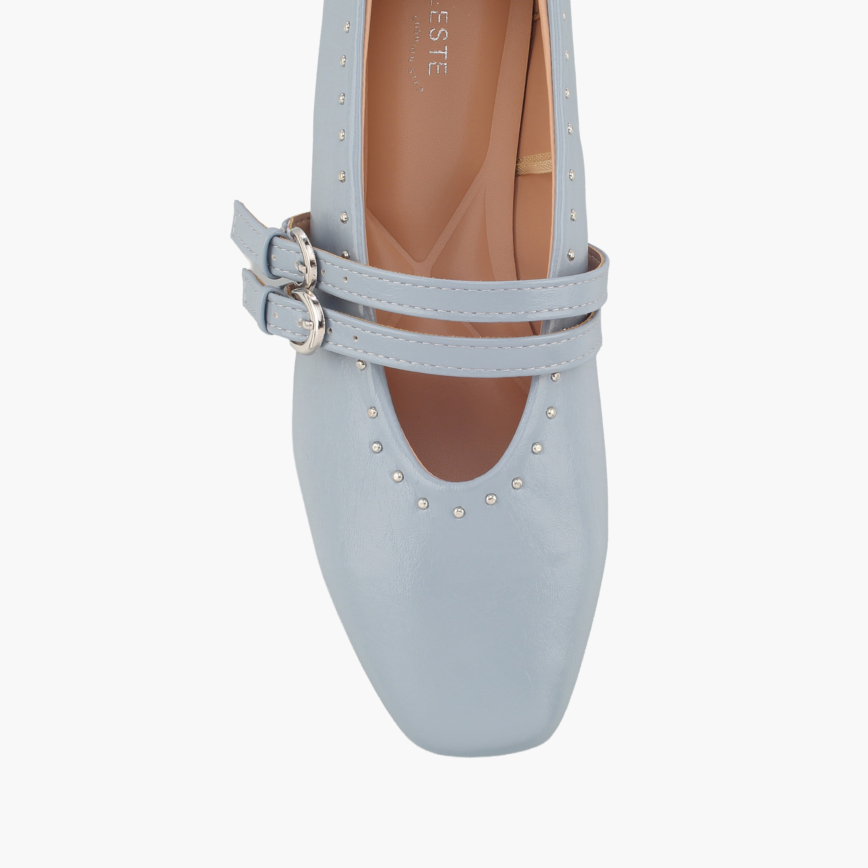 حذاء ماري مزين بحزام مزدوج للنساء من سيليست-women-shoes-ballerinas-image-4