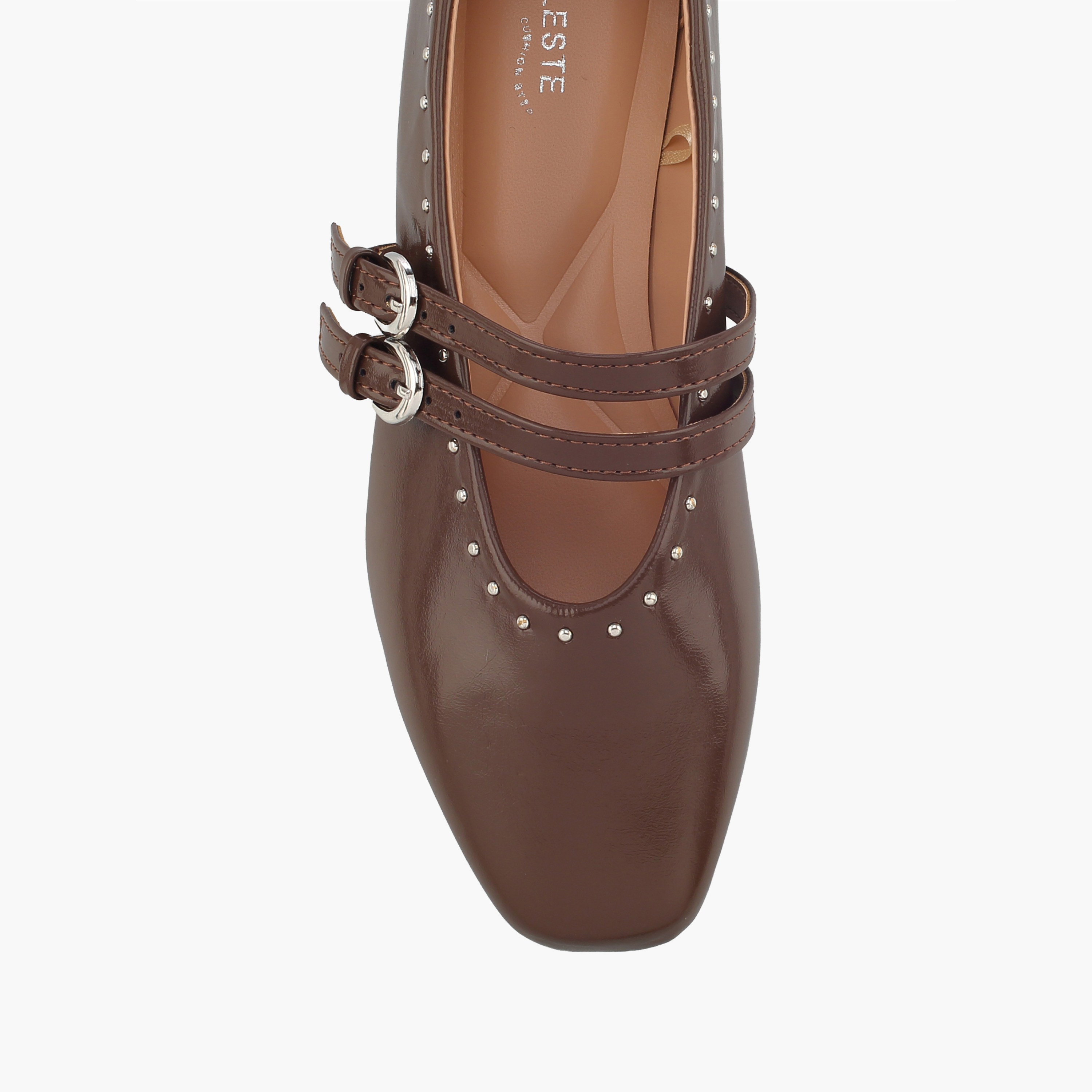 حذاء ماري مزين بحزام مزدوج للنساء من سيليست-women-shoes-ballerinas-image-4