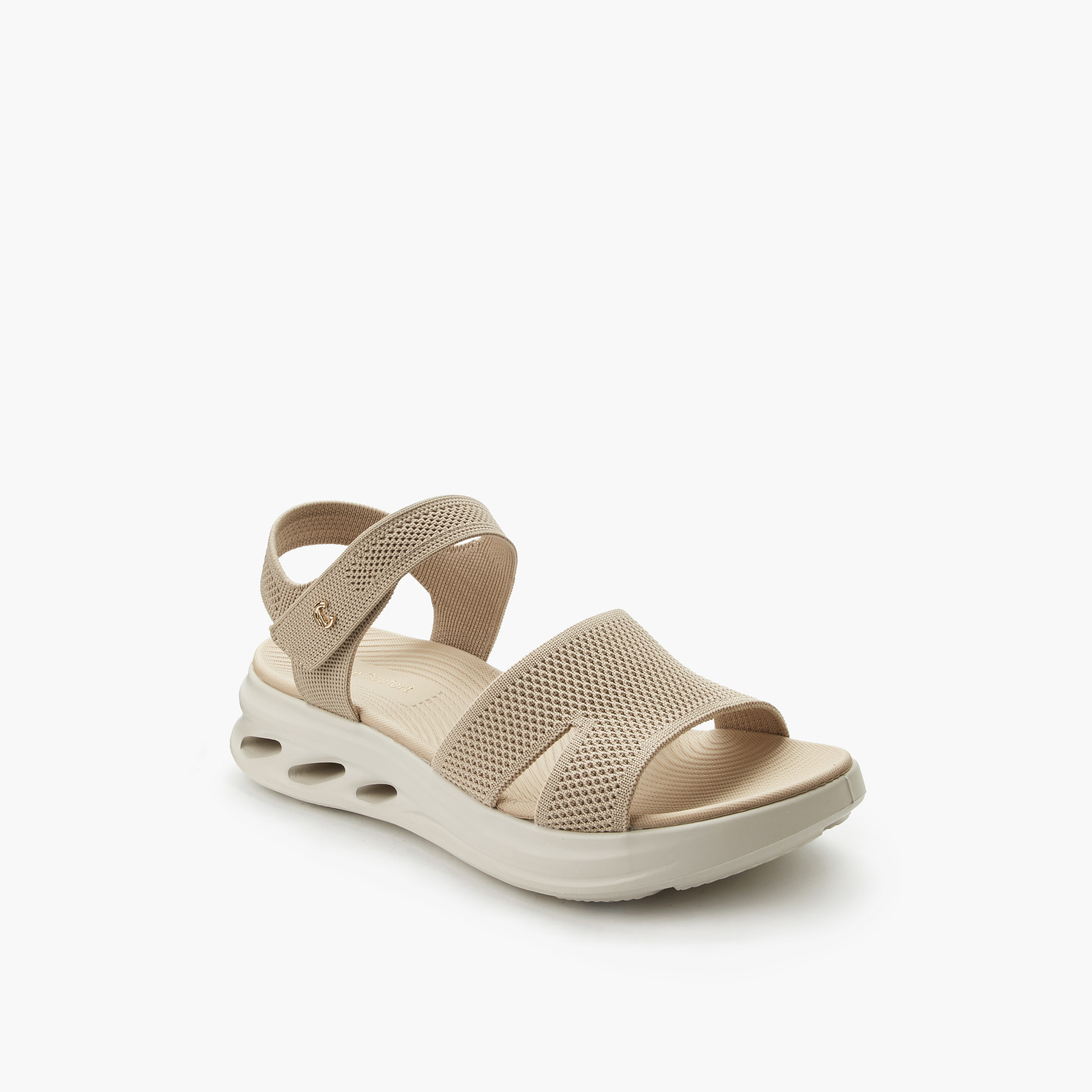 Le Confort Women Flatform Heel Strap Sandals-women-shoes-sandals-heeled-image-4