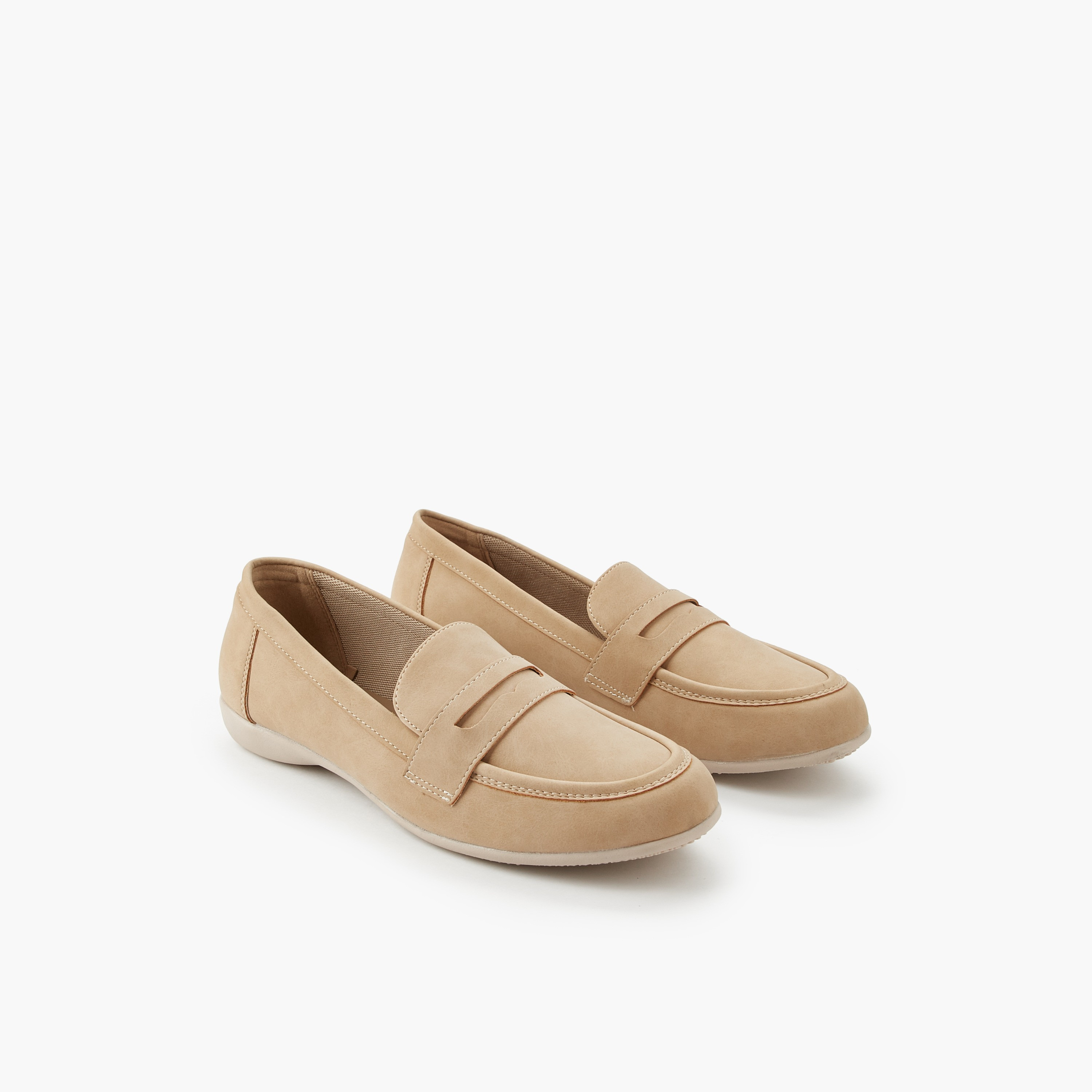 حذاء خفيف سهل الارتداء للنساء من لو كونفورت-women-shoes-flats-loafers-image-1