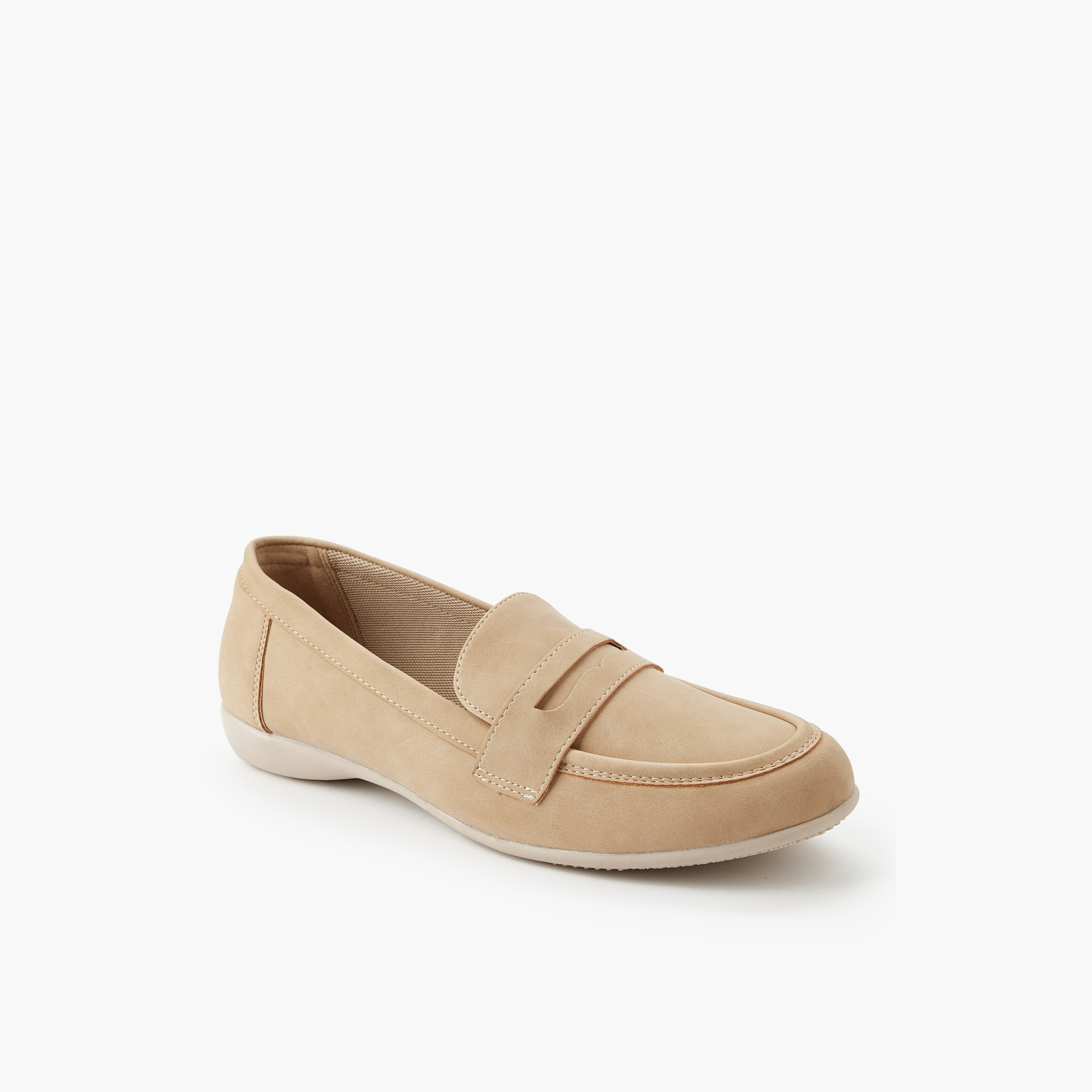 حذاء خفيف سهل الارتداء للنساء من لو كونفورت-women-shoes-flats-loafers-image-2