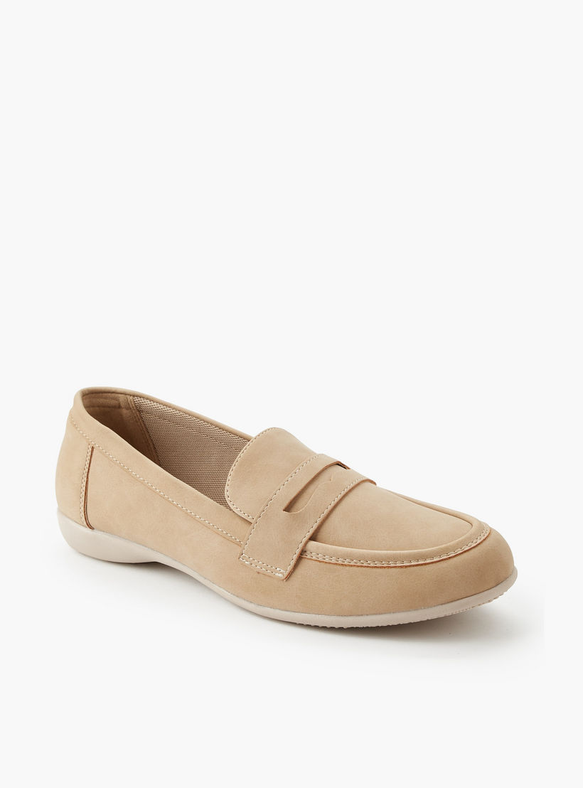 حذاء خفيف سهل الارتداء للنساء من لو كونفورت-women-shoes-flats-loafers-image-2