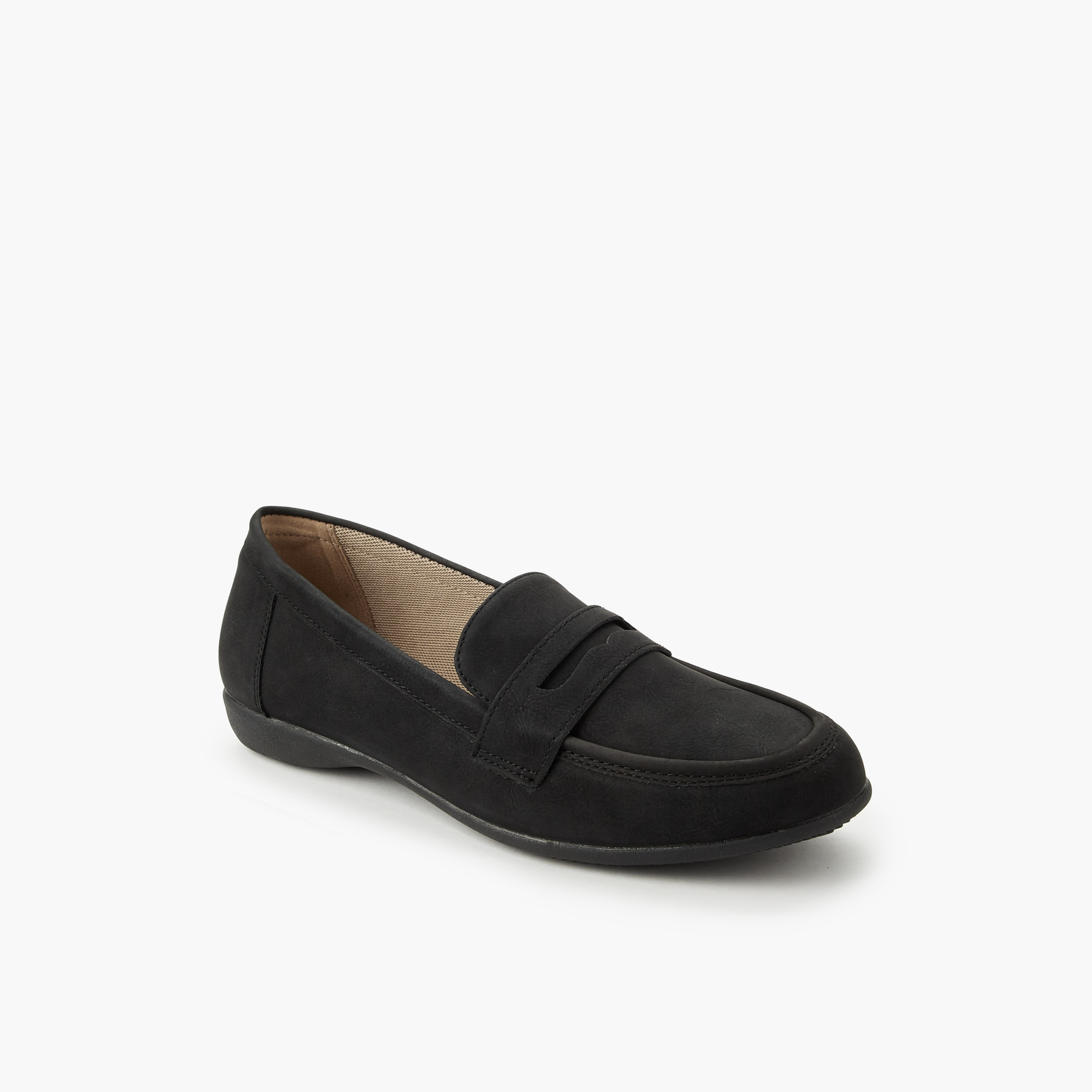 حذاء خفيف سهل الارتداء للنساء من لو كونفورت-women-shoes-flats-loafers-image-2