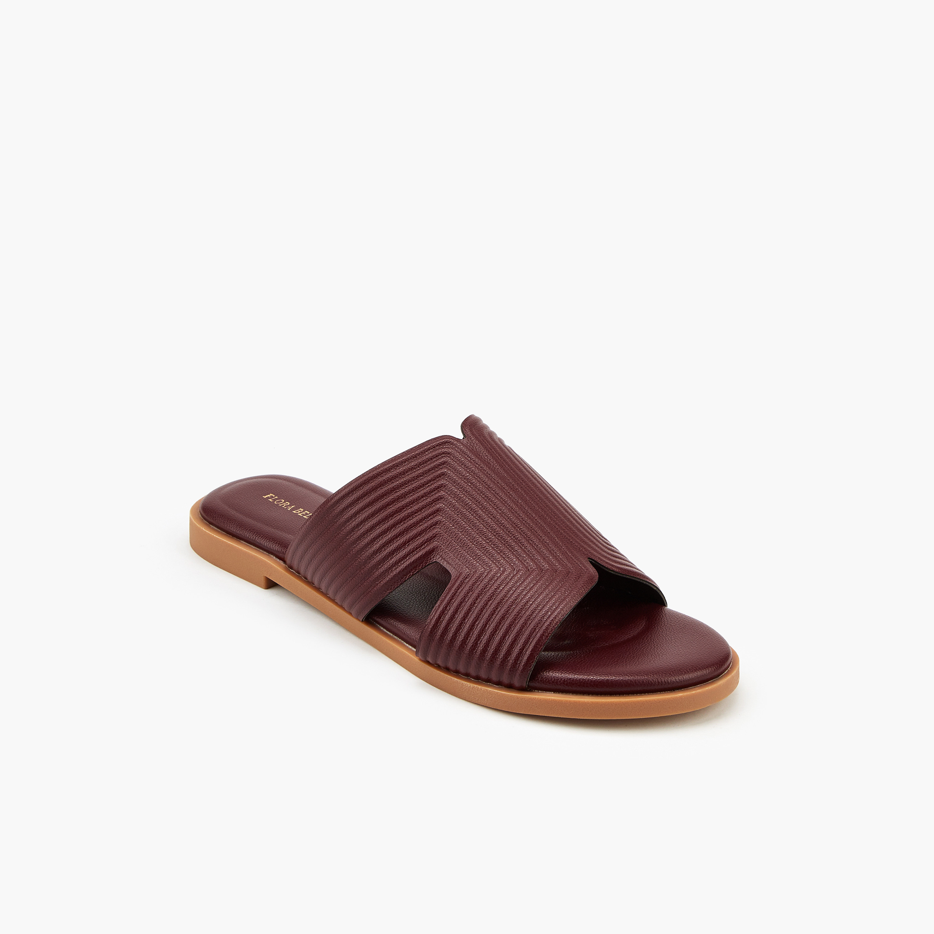 Flora Bella Textured Slip-On Flat Sandals-women-shoes-flats-sandals-image-3