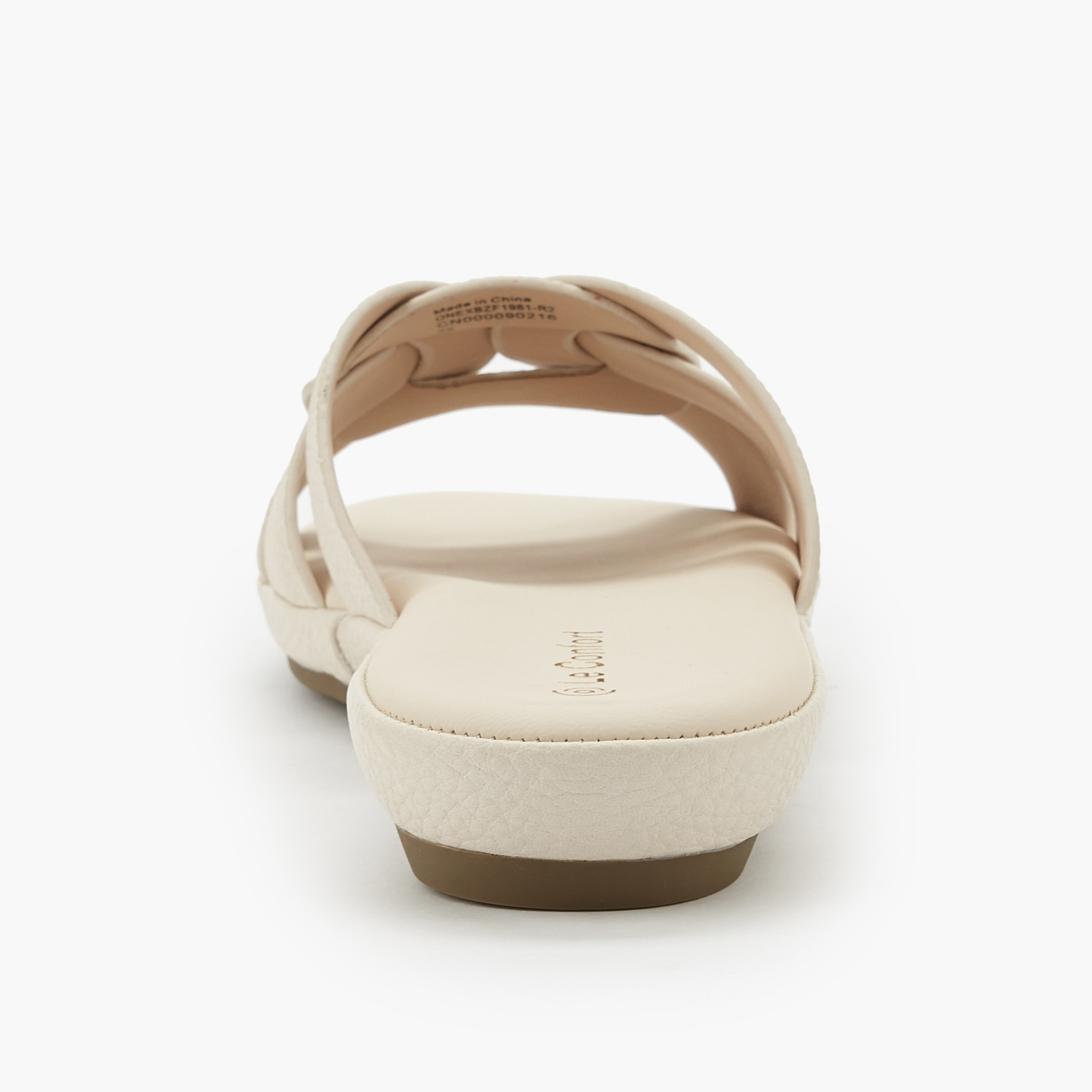 Le Confort Women Textured Slip-On Sandals-women-shoes-sandals-flats-image-5