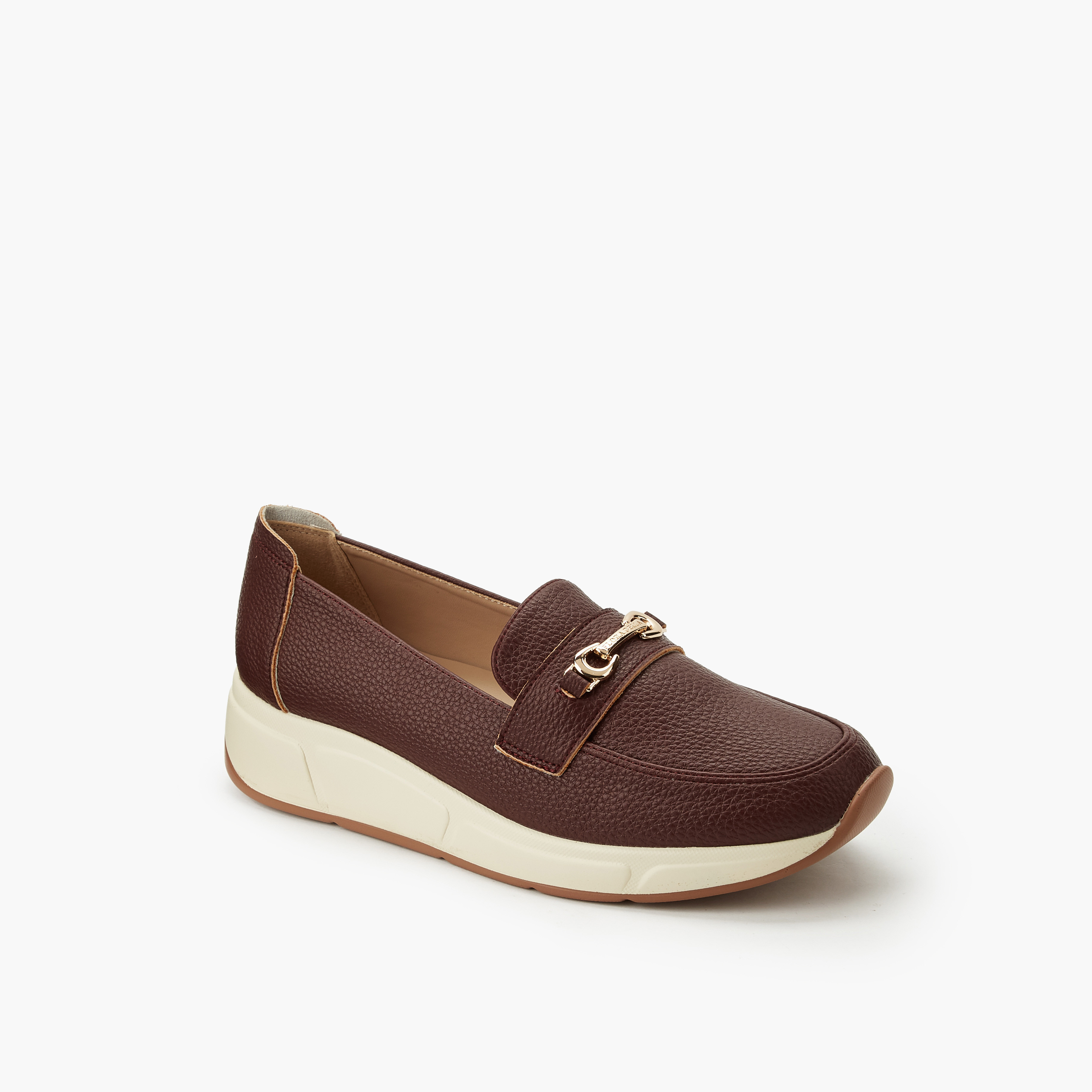 حذاء سهل الارتداء بزينة معدنية للنساء من فلورا بيلا-women-shoes-loafersandmoccasins-image-3