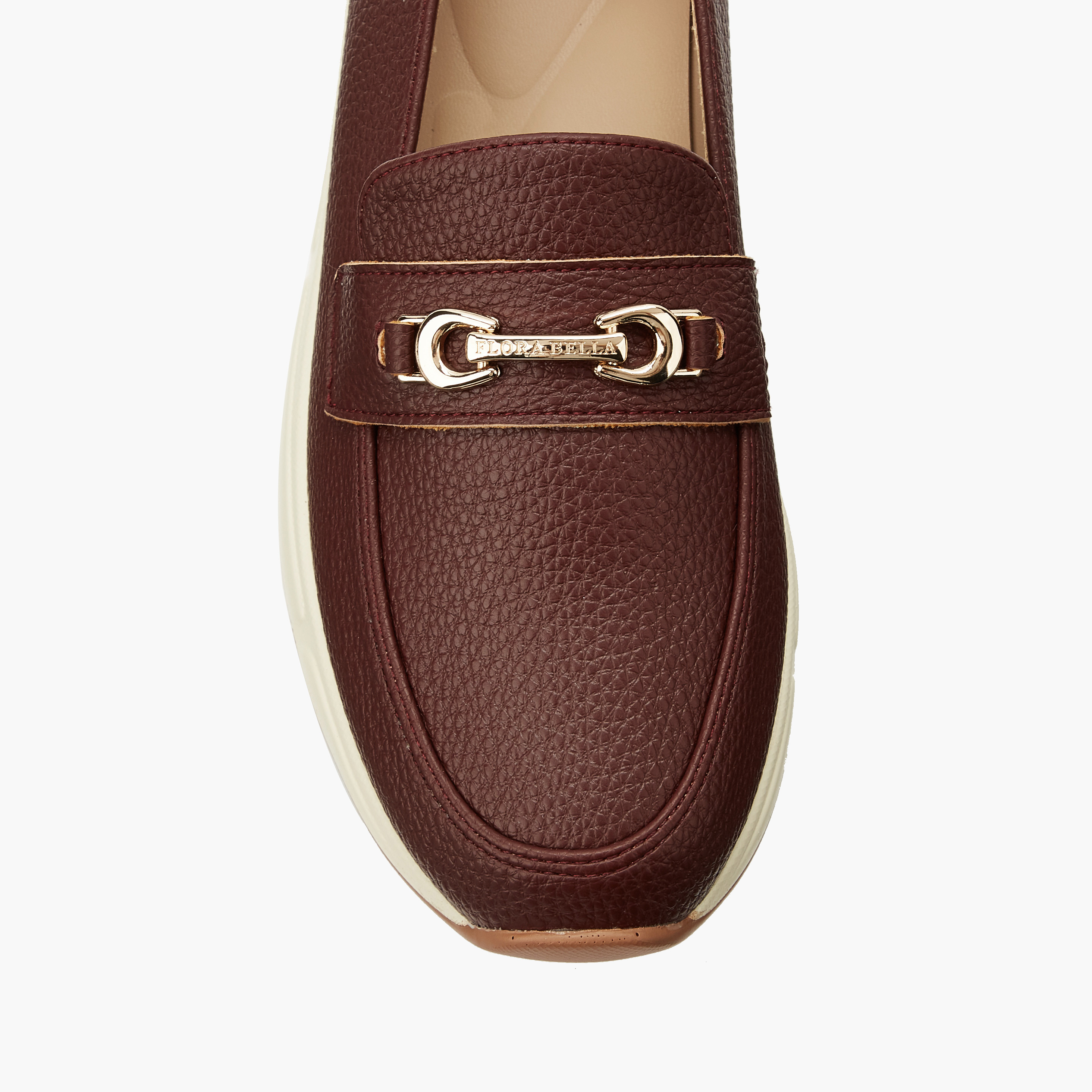 حذاء سهل الارتداء بزينة معدنية للنساء من فلورا بيلا-women-shoes-loafersandmoccasins-image-4