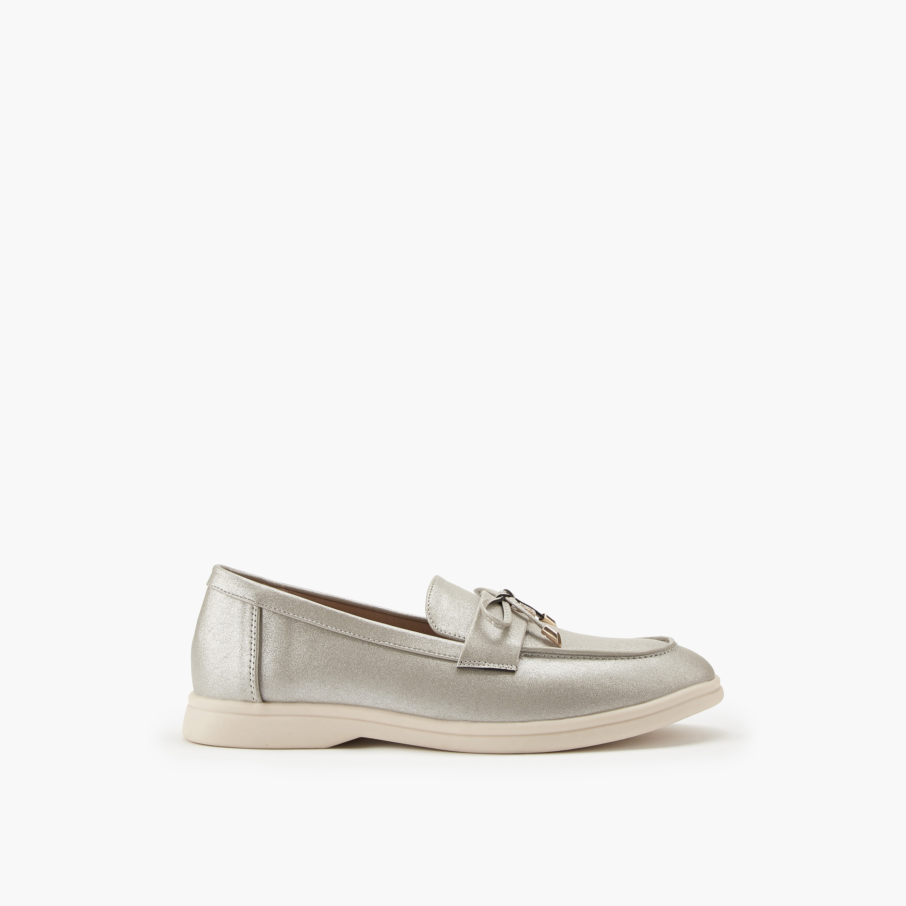 Flora Bella Solid Bow Accent Slip-On Loafers-women-shoes-loafersandmoccasins-image-2