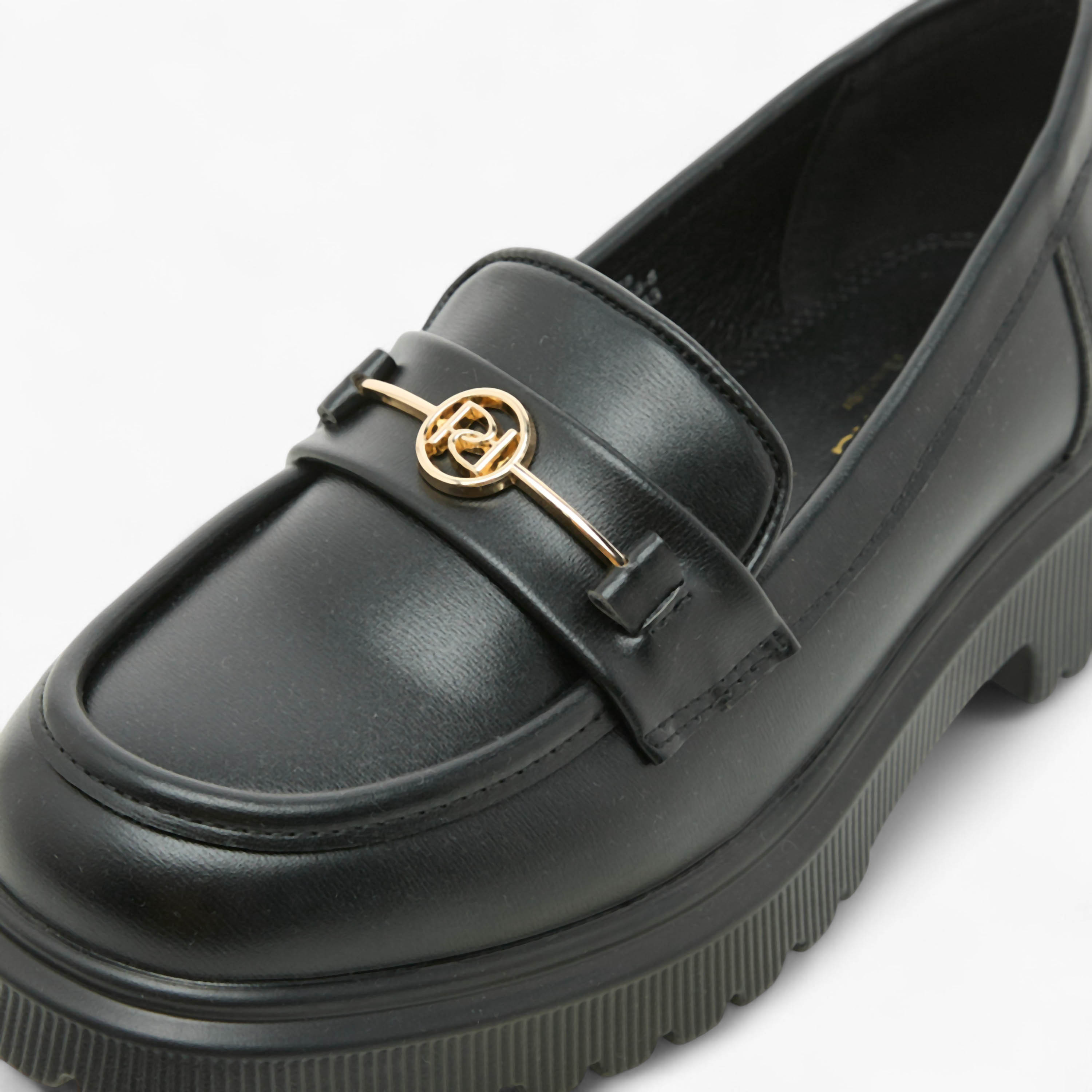 Paprika Metal Accent Slip-On Loafers-women-shoes-loafersandmoccasins-image-4