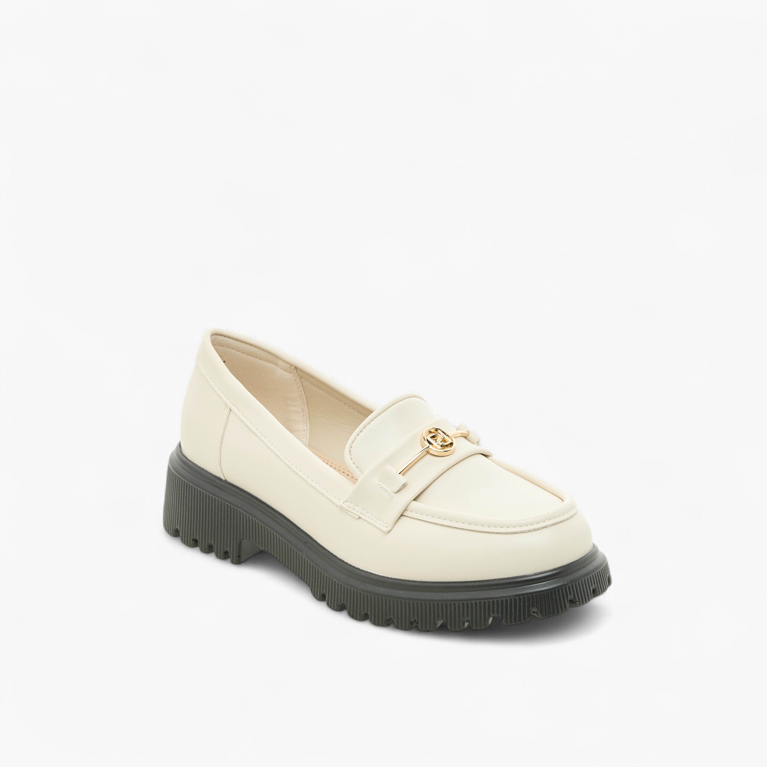 Paprika Metal Accent Slip-On Loafers-women-shoes-loafersandmoccasins-image-2