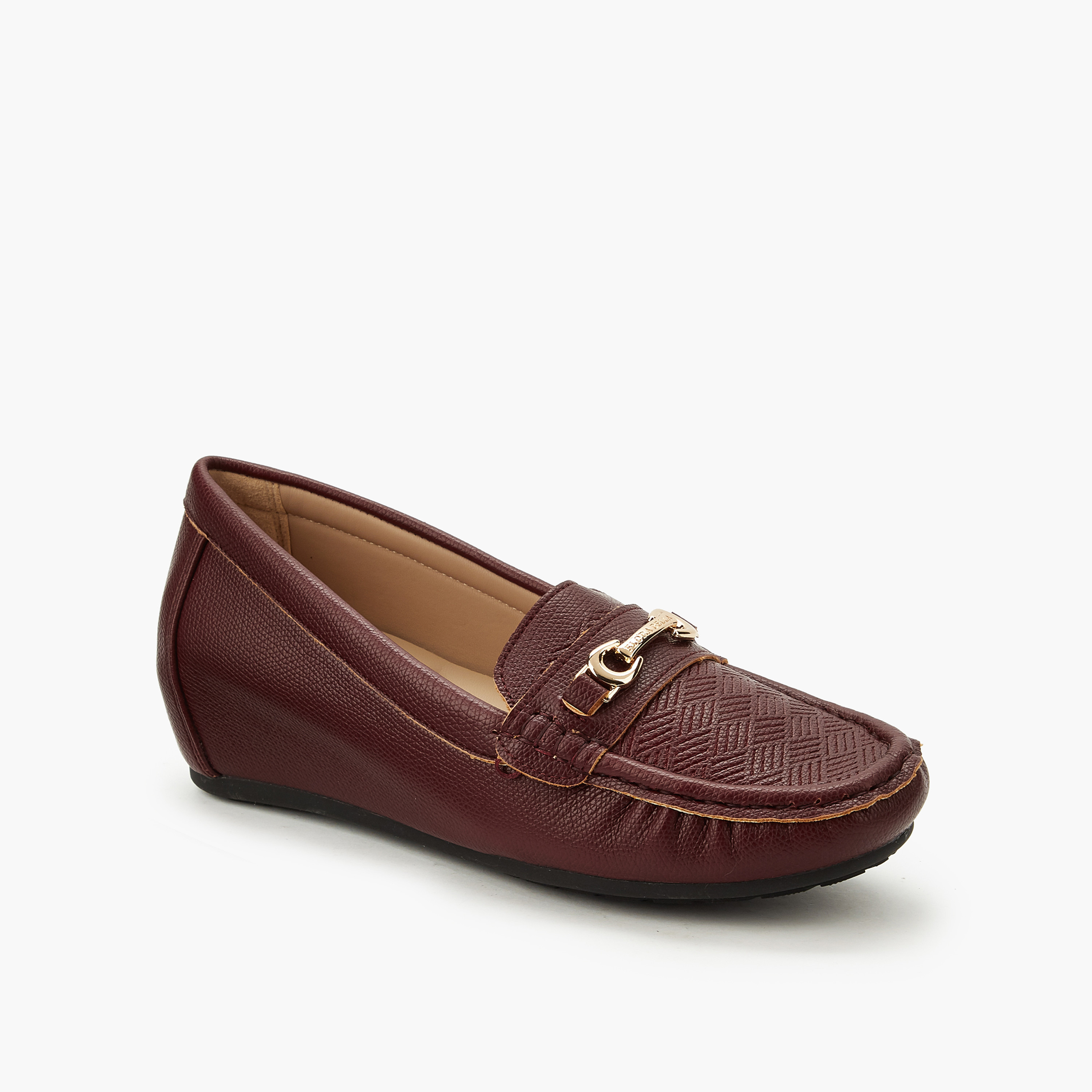 Flora Bella Women Metal Accent Loafers-women-shoes-heels-image-2