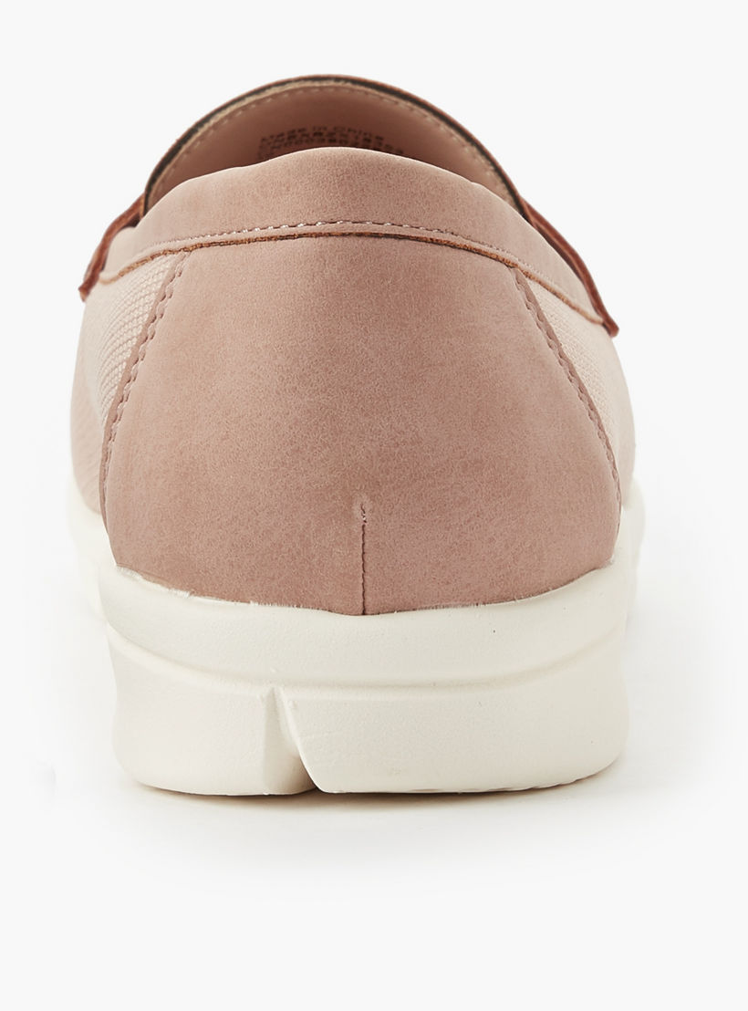 حذاء خفيف سهل الارتداء بارز الملمس للنساء من لو كونفورت-women-shoes-flats-loafers-image-5