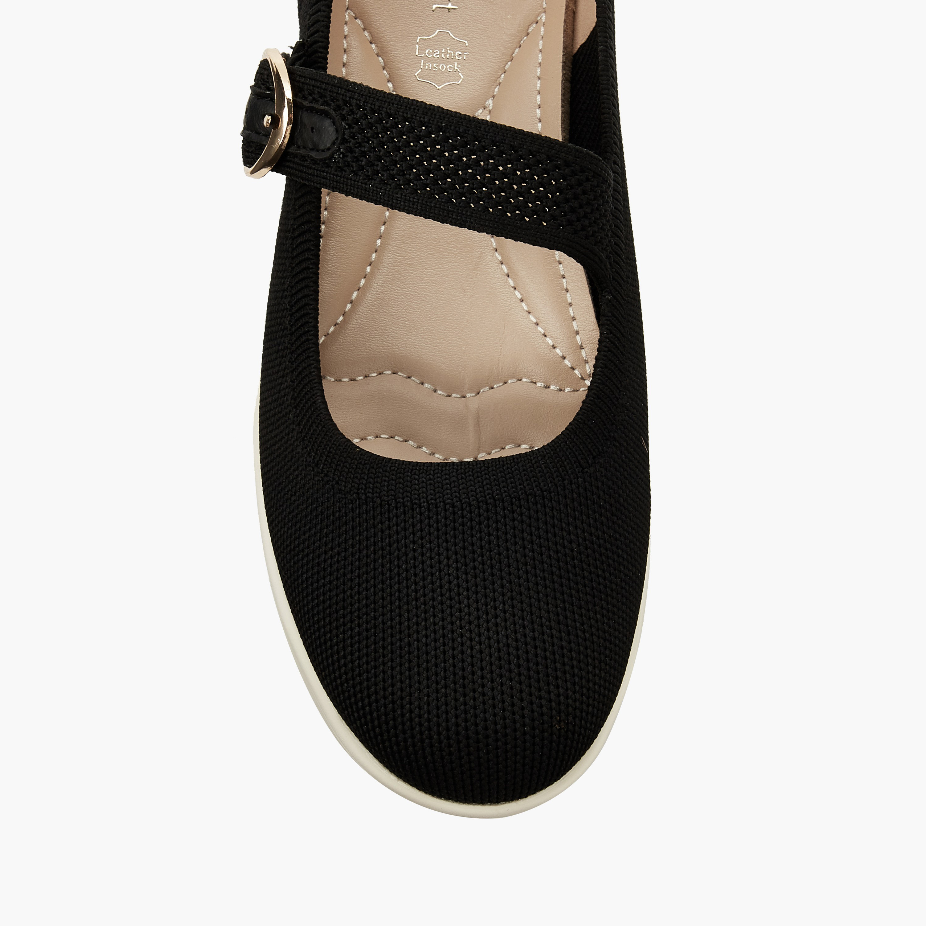 حذاء ماري جين بارز الملمس للنساء من لو كونفورت-women-shoes-ballerinas-image-4