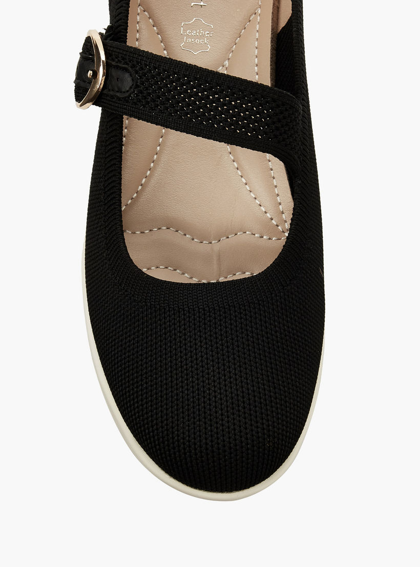 حذاء ماري جين بارز الملمس للنساء من لو كونفورت-women-shoes-ballerinas-image-4