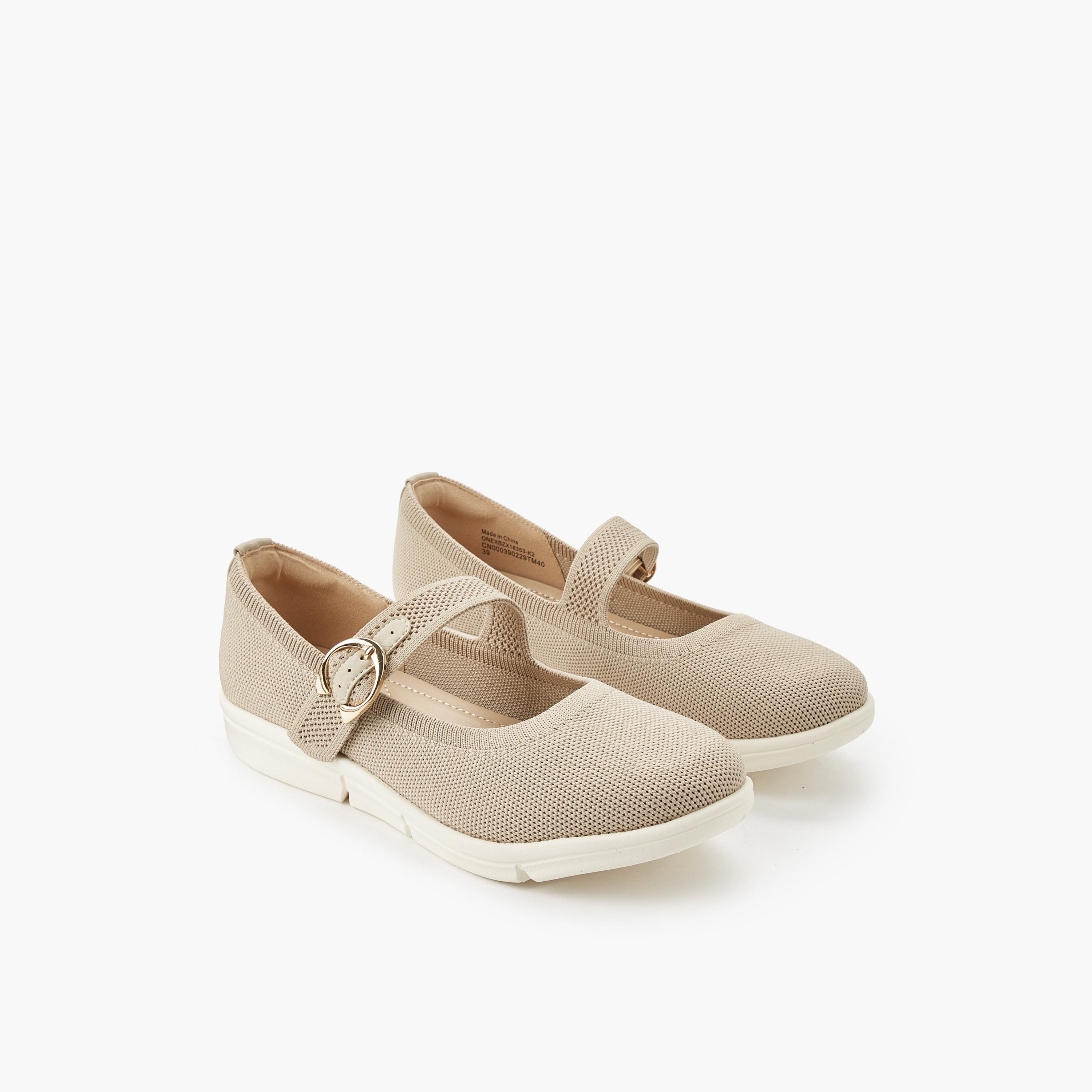 حذاء ماري جين بارز الملمس للنساء من لو كونفورت-women-shoes-ballerinas-image-1