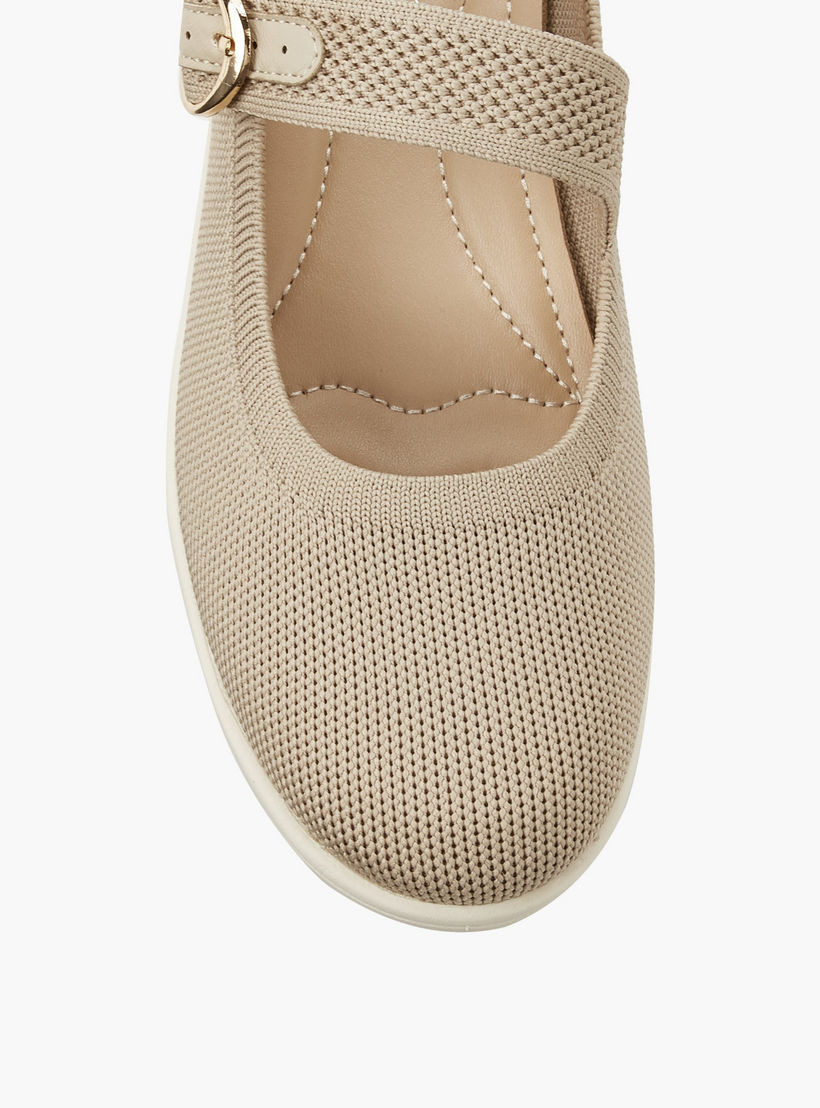 حذاء ماري جين بارز الملمس للنساء من لو كونفورت-women-shoes-ballerinas-image-4