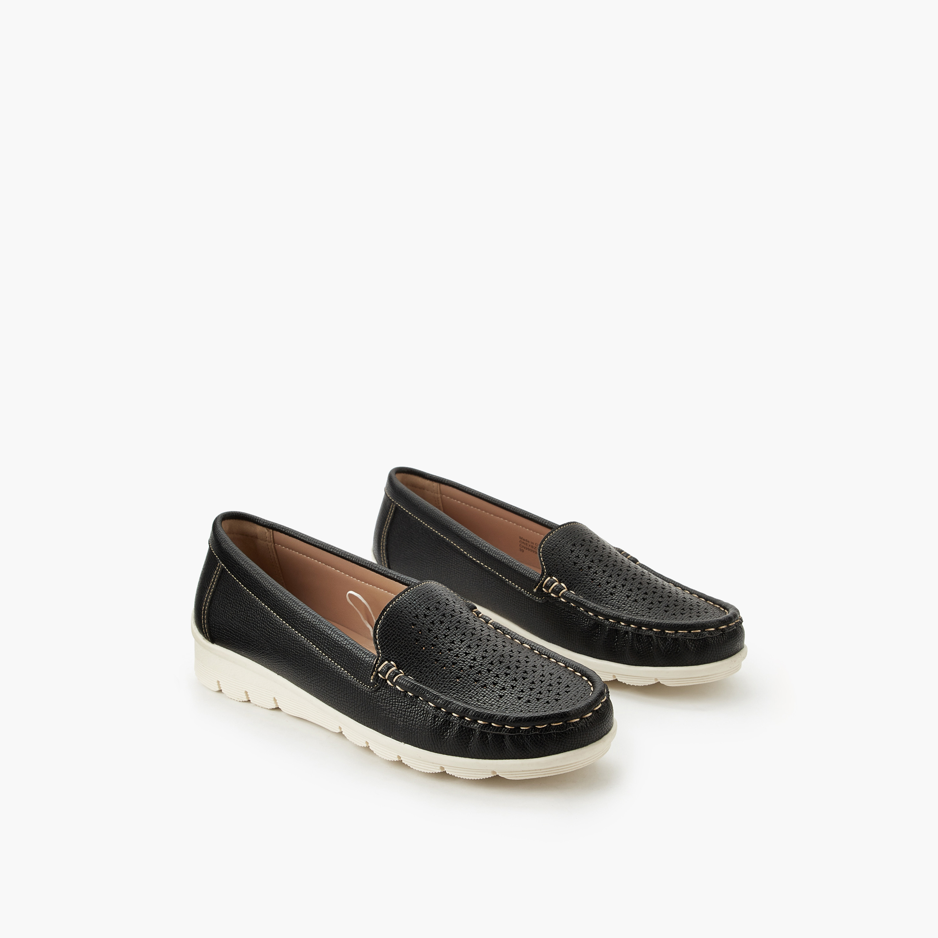 حذاء لوفرز مثقب للنساء من لو كونفورت-women-shoes-sandals-heeled-image-6