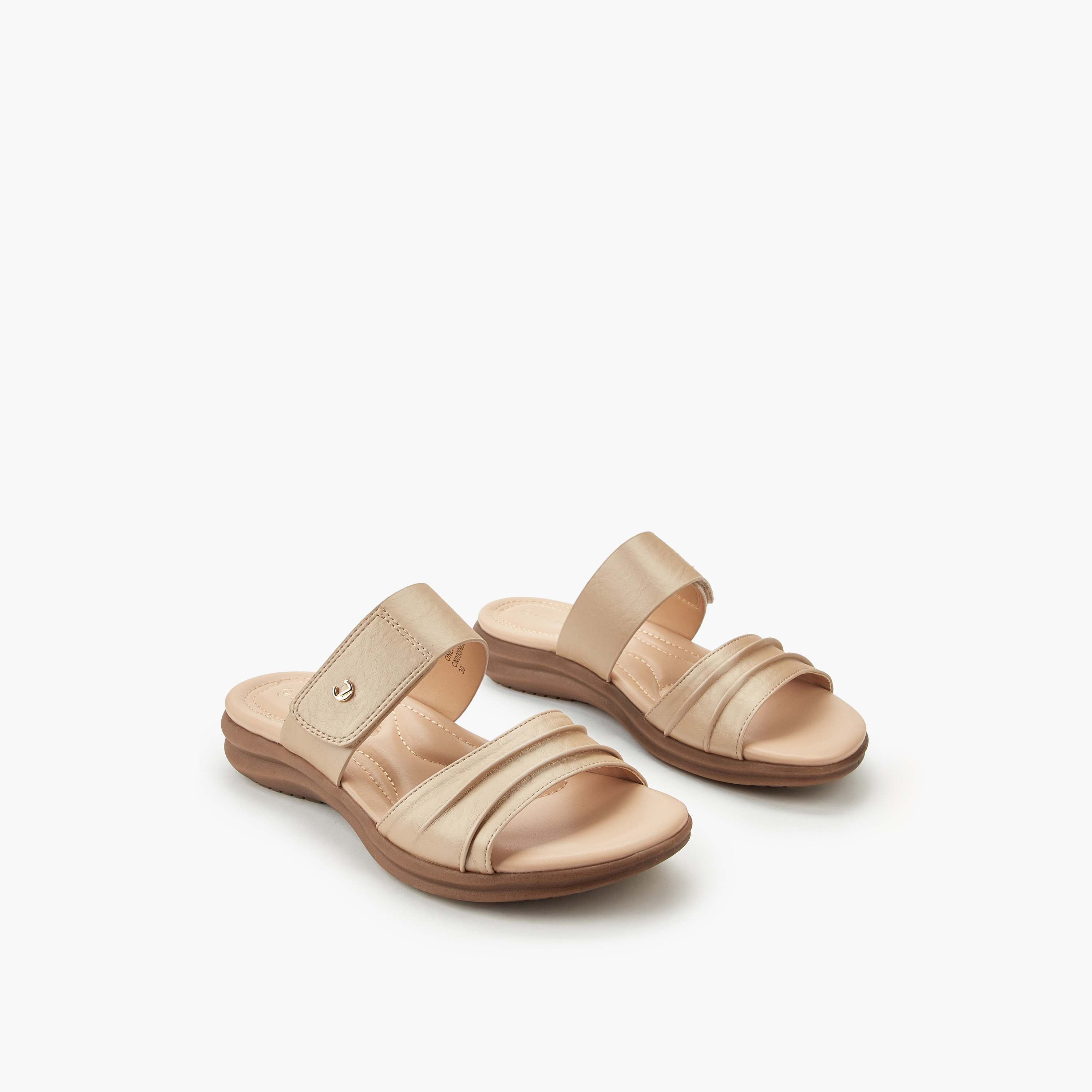 صندل بحزام وشريط إغلاق للنساء من لو كونفورت-women-shoes-flats-sandals-image-1