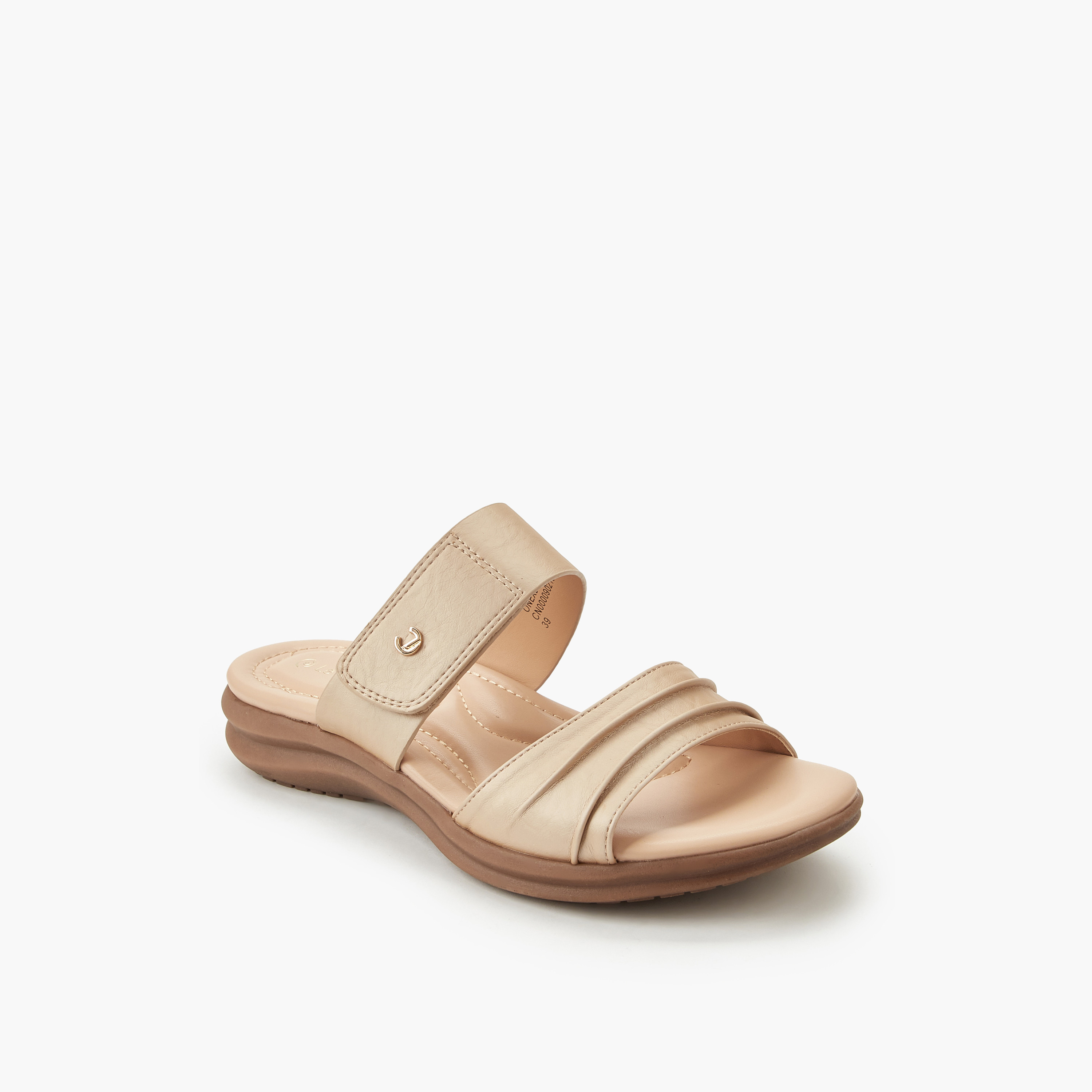 صندل بحزام وشريط إغلاق للنساء من لو كونفورت-women-shoes-flats-sandals-image-3