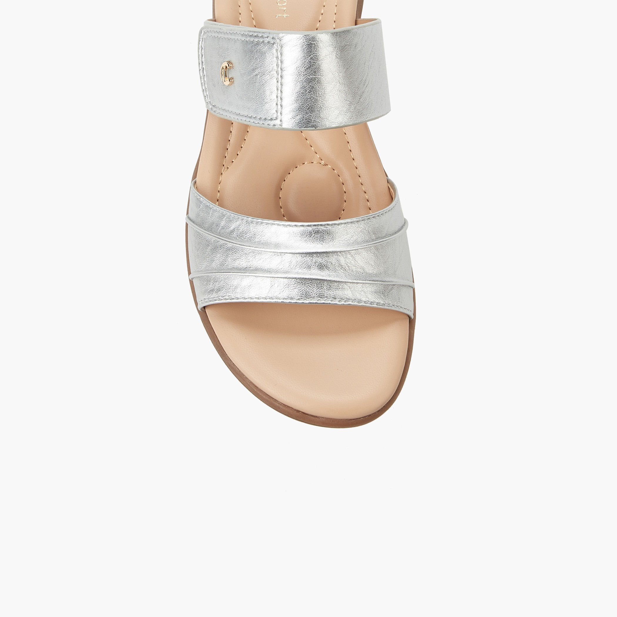 Le Confort Women Hook & Loop Slide Sandals-women-shoes-flats-sandals-image-4