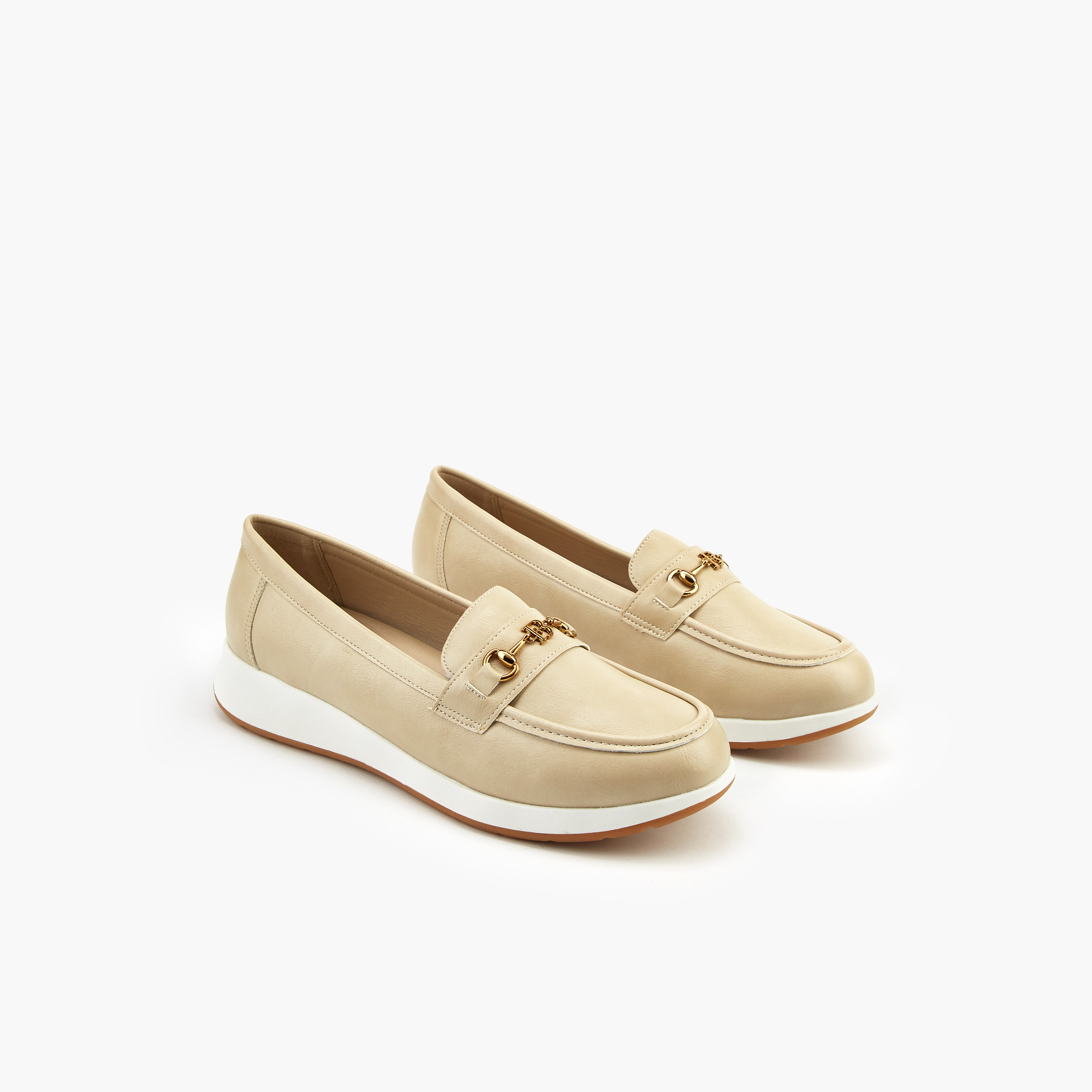حذاء خفيف سهل الارتداء بزينة معدنية من فلورا بيلا-women-shoes-loafersandmoccasins-image-1