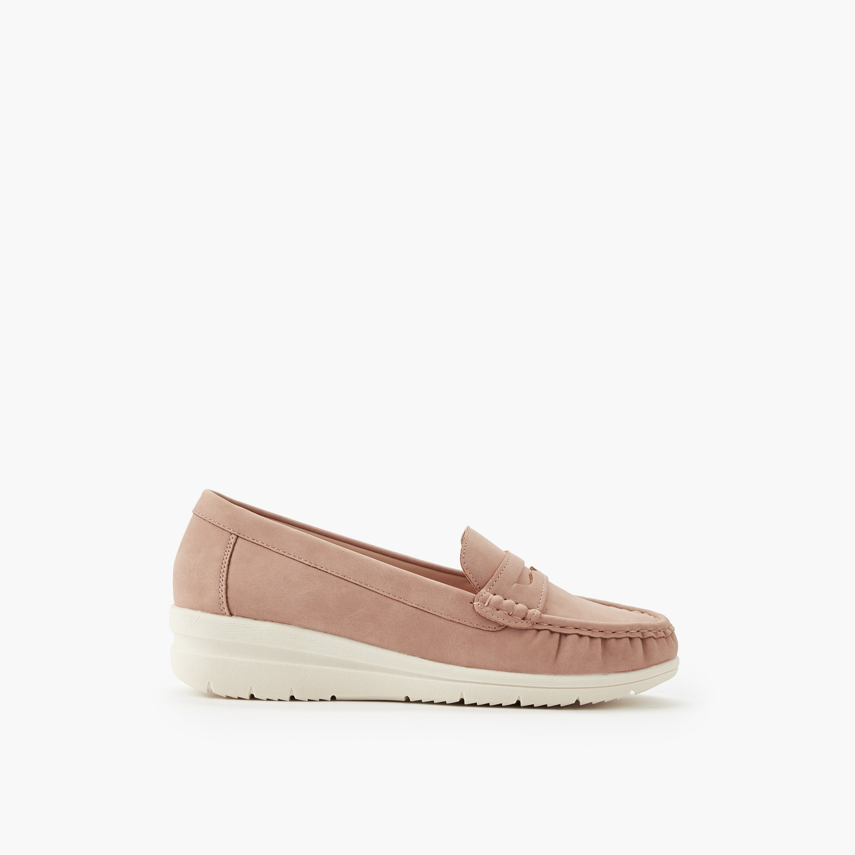 حذاء خفيف بكعب ويدج للنساء من لو كونفورت-women-shoes-loafersandmoccasins-image-3